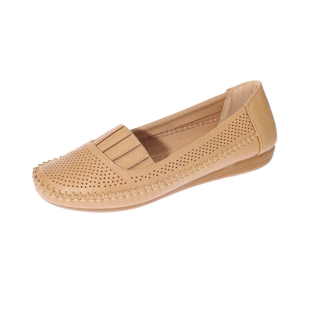 Mocasín Camel Vía Franca Mujer-0