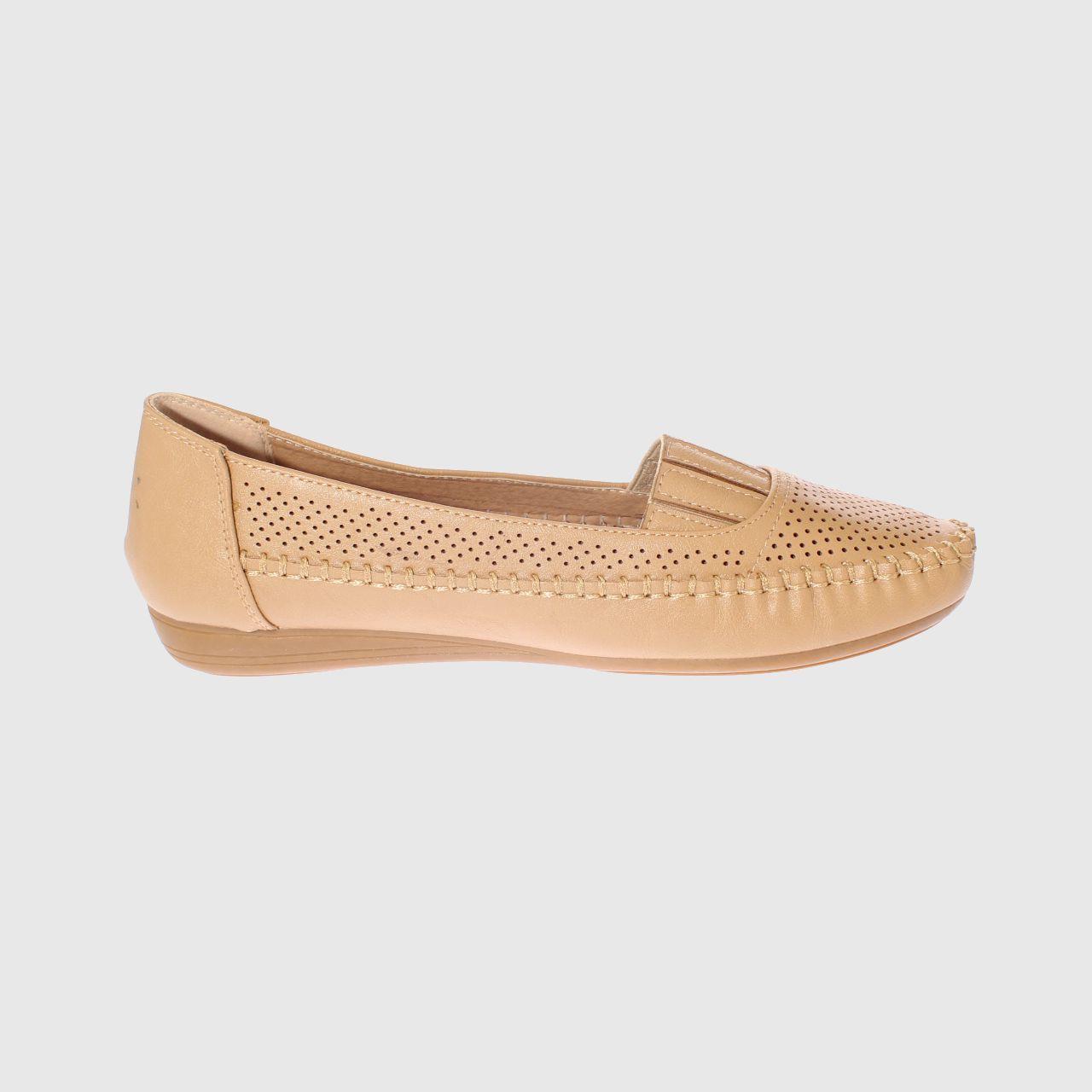 Mocasín Camel Vía Franca Mujer-3