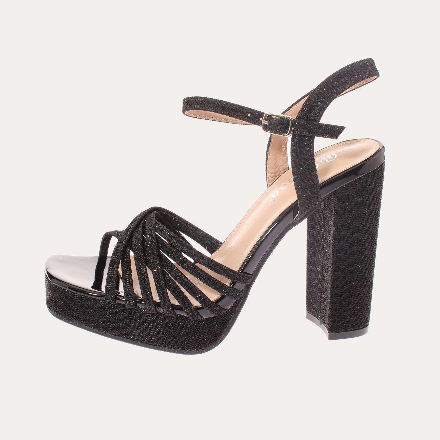 Sandalia Negro Vía Franca Mujer Art: 5KD85BLACK-1