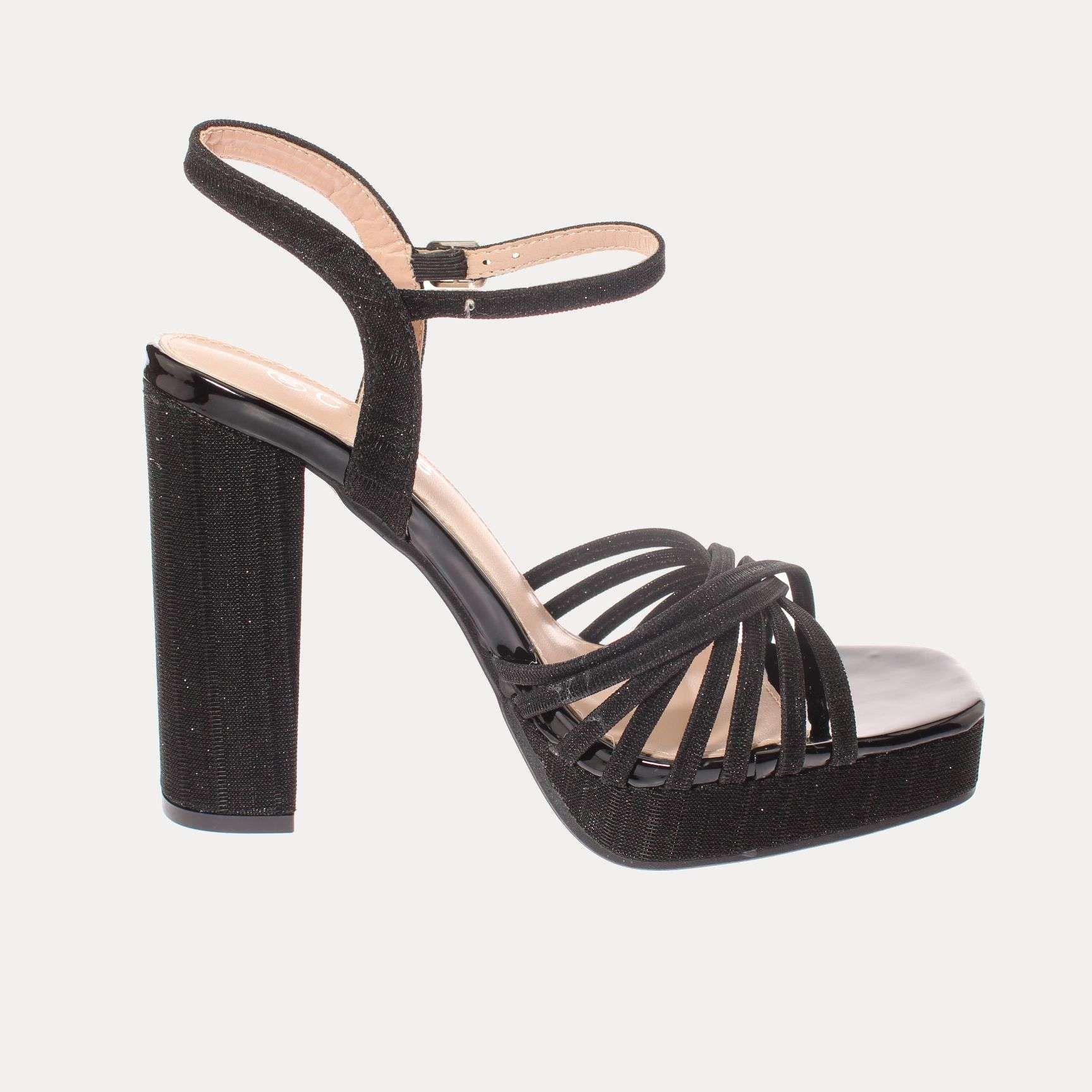 Sandalia Negro Vía Franca Mujer Art: 5KD85BLACK-3