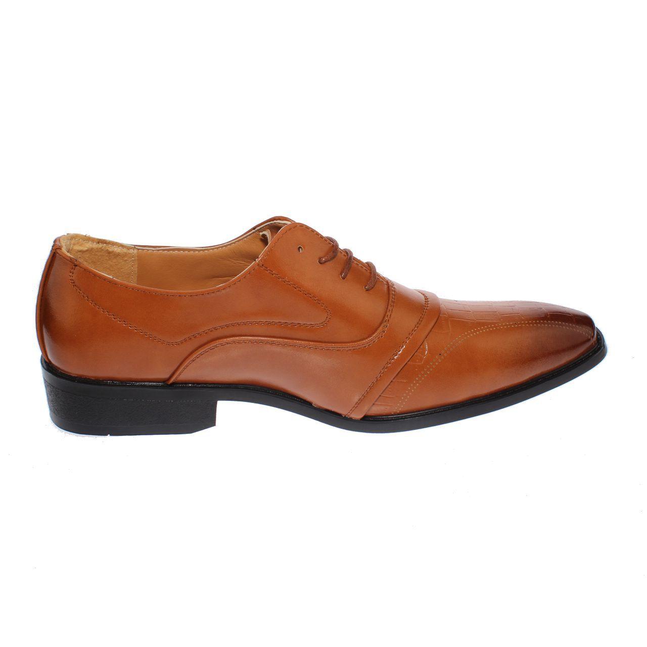 Zapato Formal Kaki Vía Franca Hombre-3
