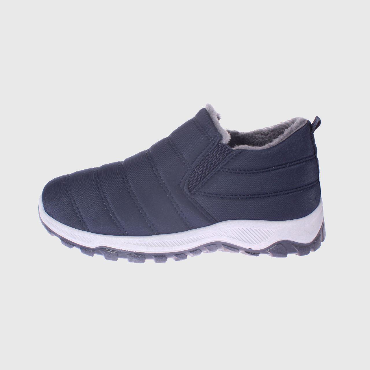 Zapatilla Piel Navy Vía Franca Hombre-1