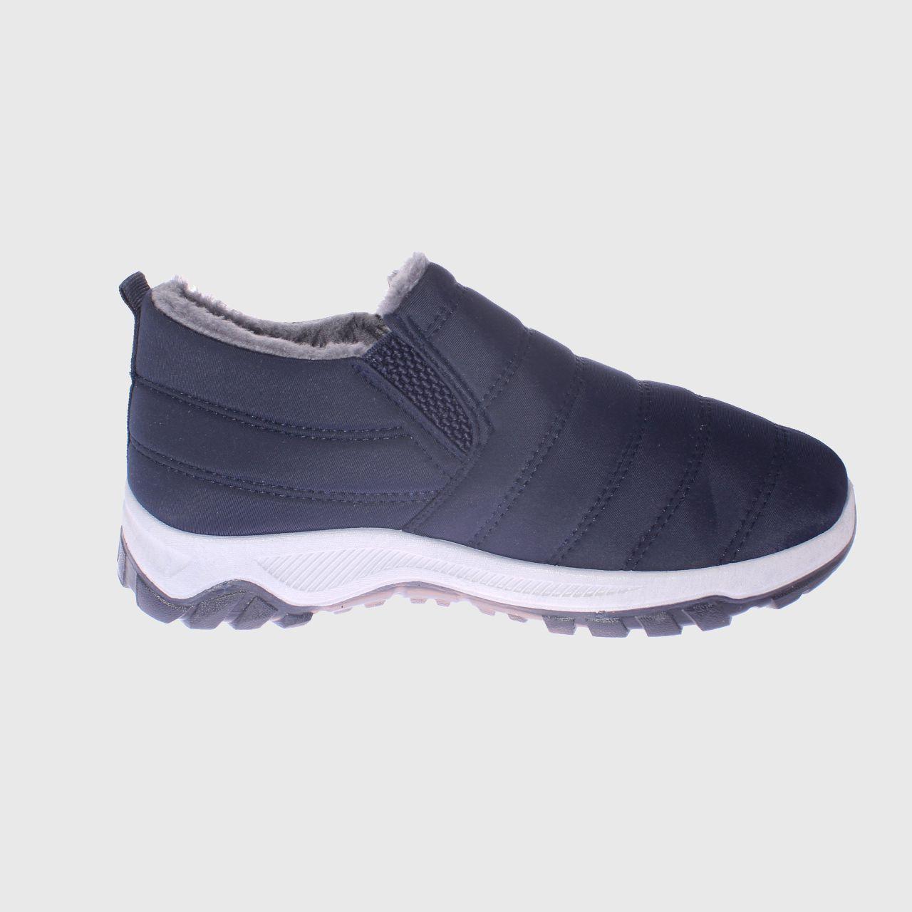 Zapatilla Piel Navy Vía Franca Hombre-3