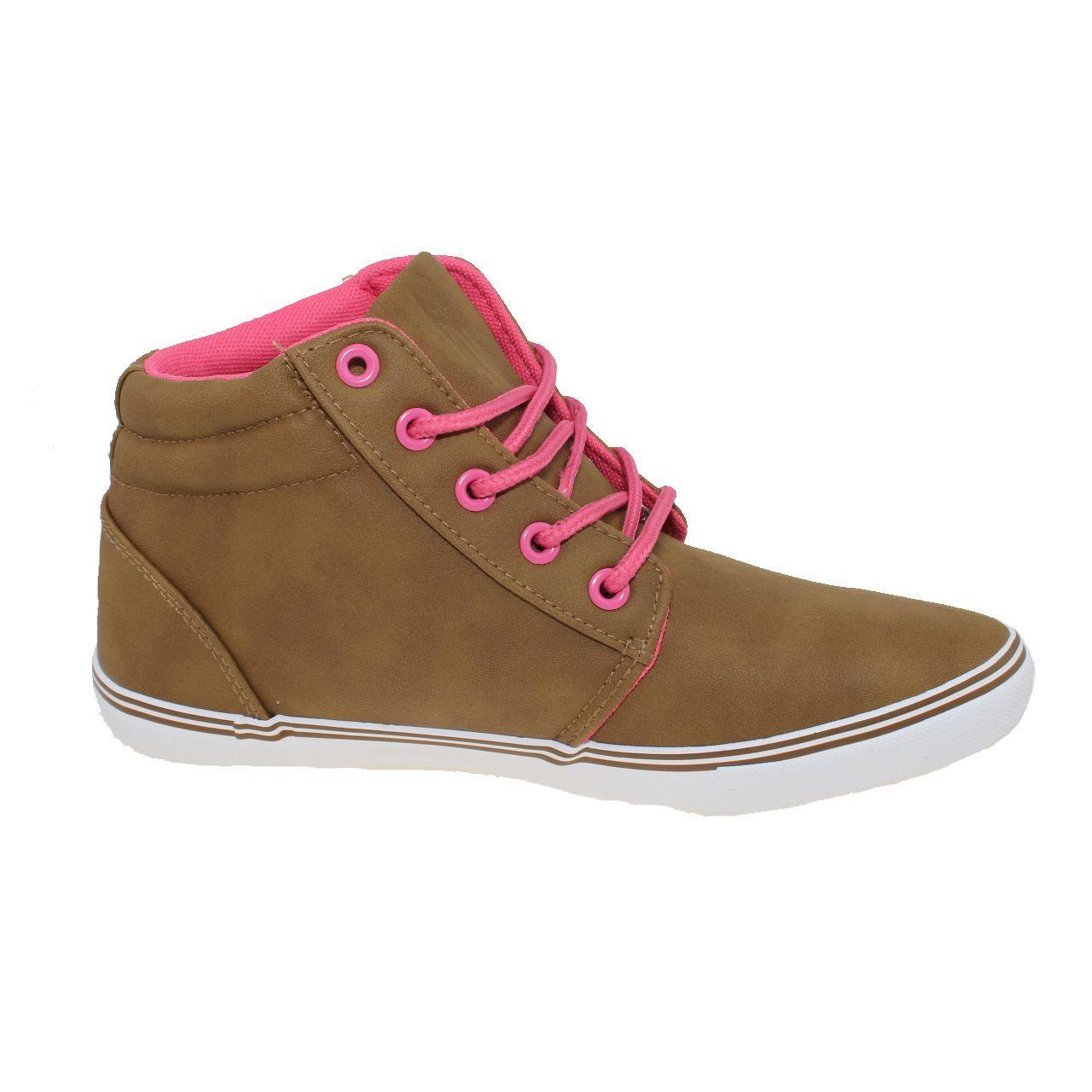 Zapatilla Casual Para Mujer Color Camel-1