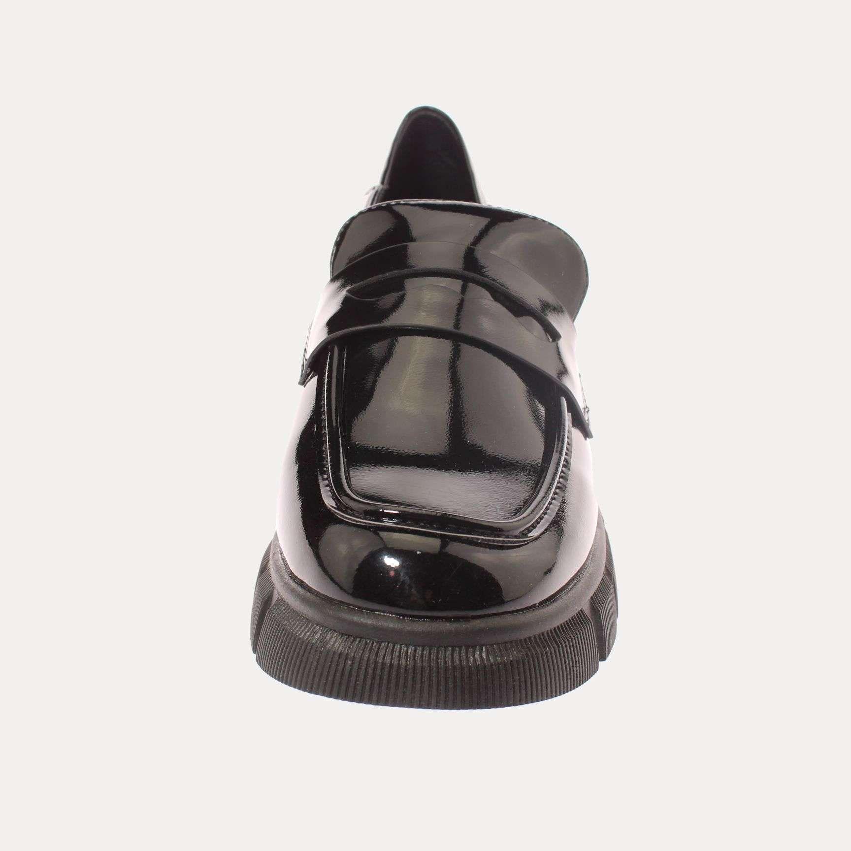 Mocasín Negro Vía Franca Mujer Art: 586134BLACK-2