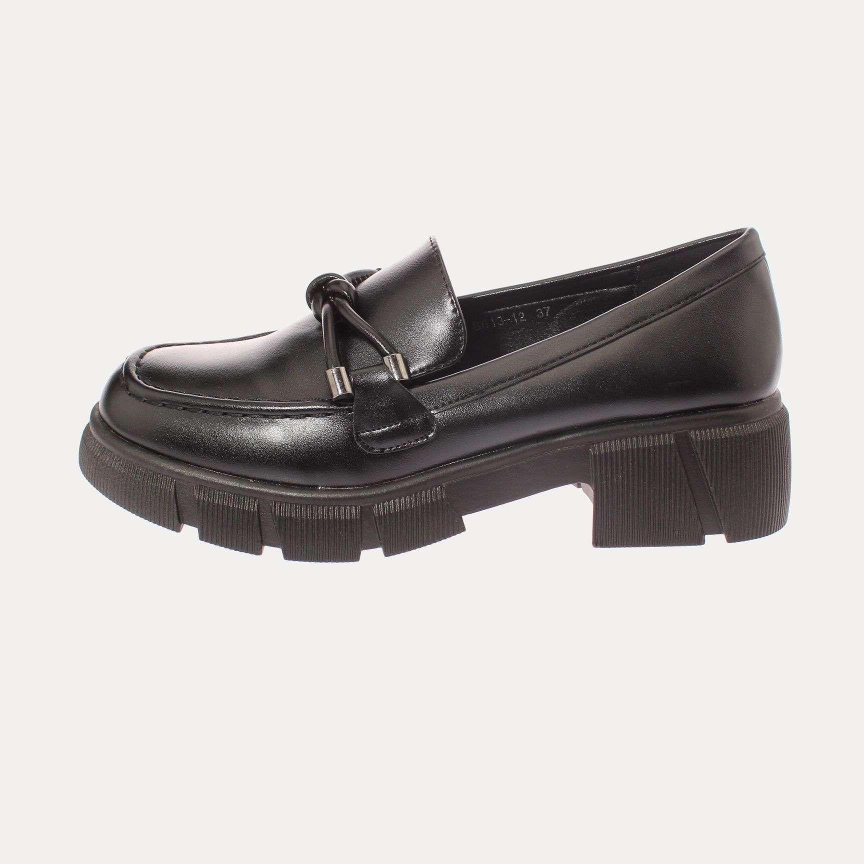 Mocasín Negro Vía Franca Mujer Art: 5861312BLACK-1
