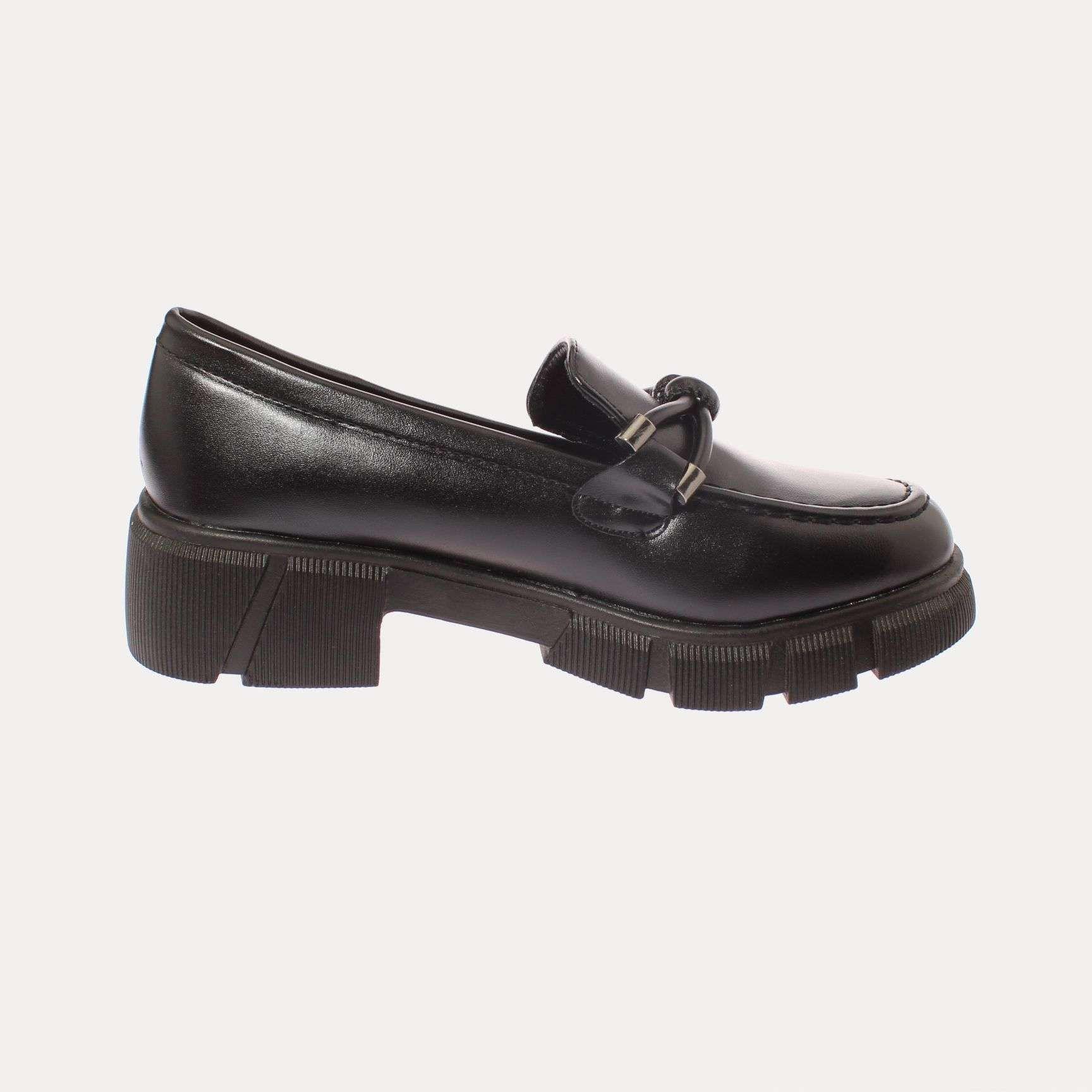 Mocasín Negro Vía Franca Mujer Art: 5861312BLACK-3