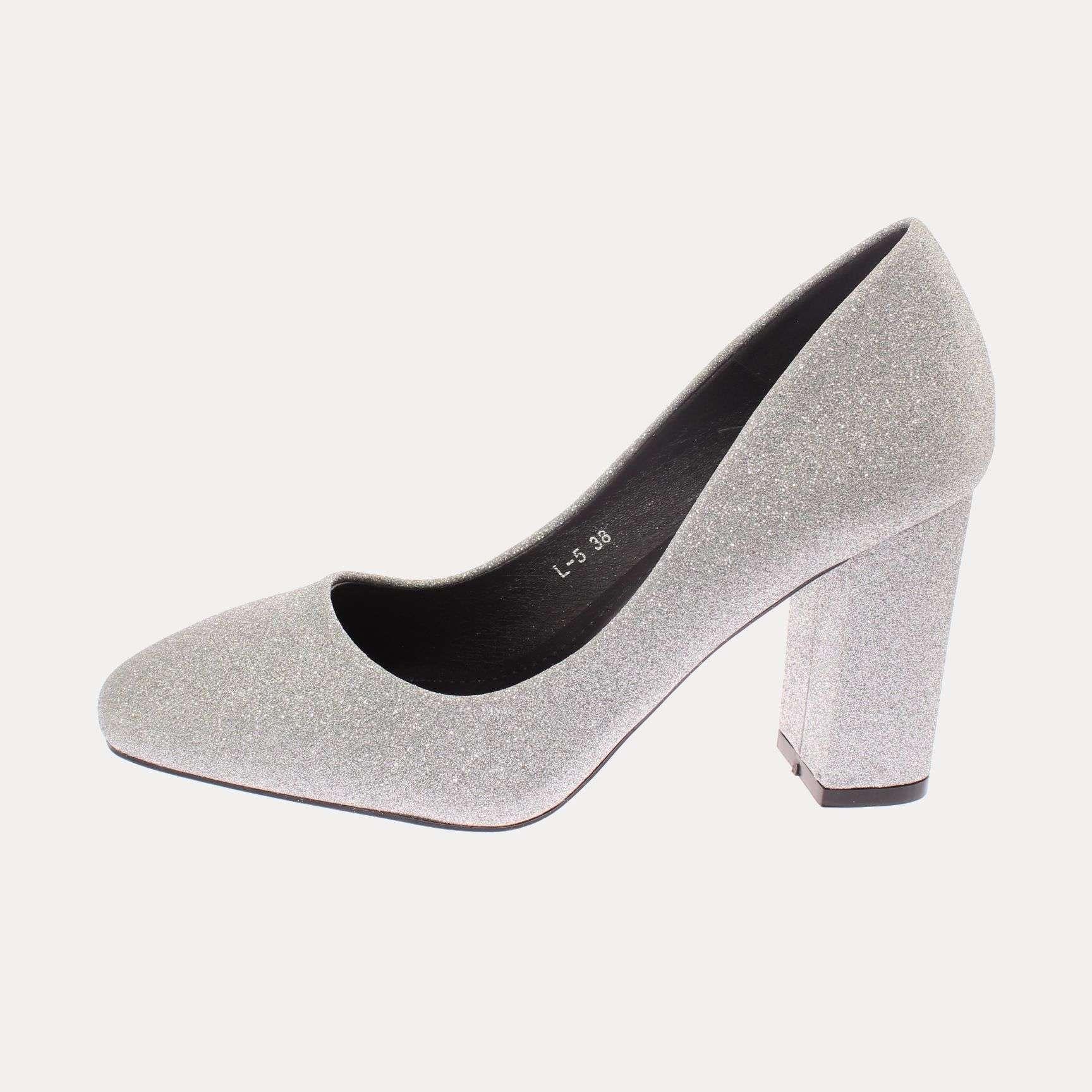 Zapato Plateado Vía Franca Mujer Art: 5L5SILVER-1