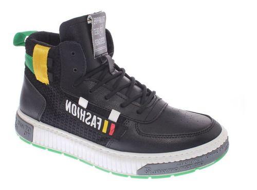 Zapatilla Negro Vía Franca Hombre-5