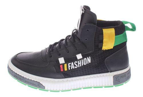 Zapatilla Negro Vía Franca Hombre-6