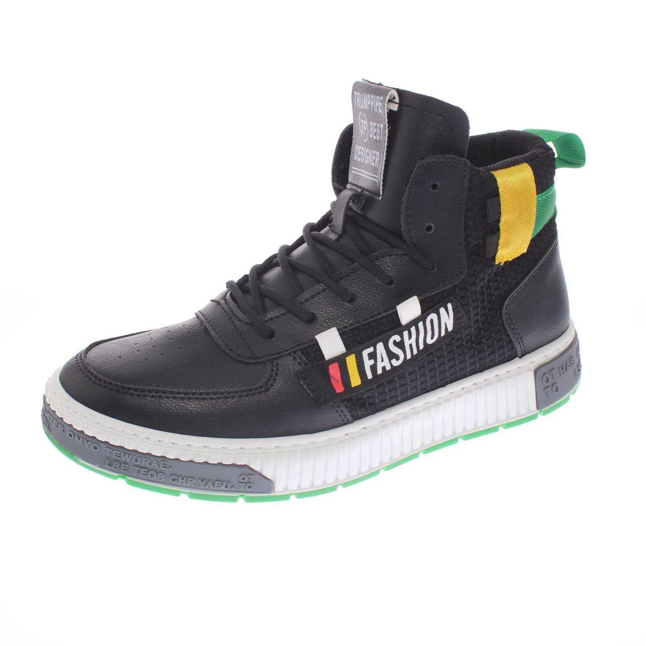 Zapatilla Negro Vía Franca Hombre-0