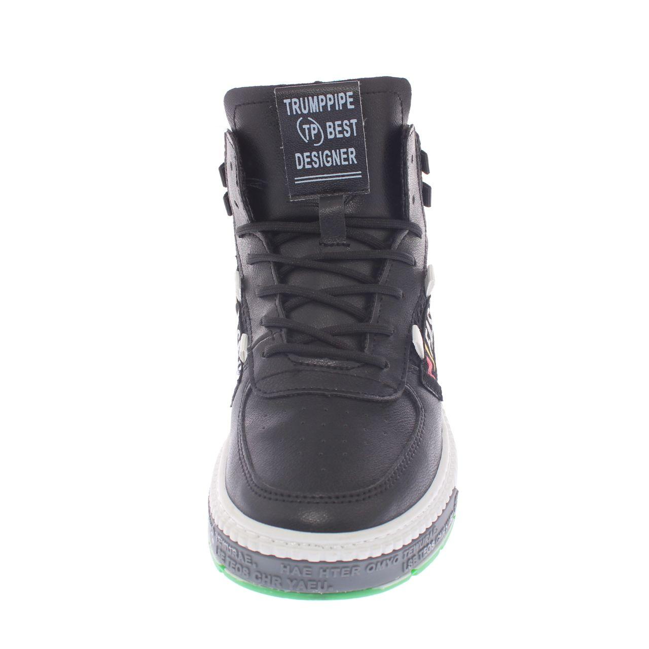 Zapatilla Negro Vía Franca Hombre-1