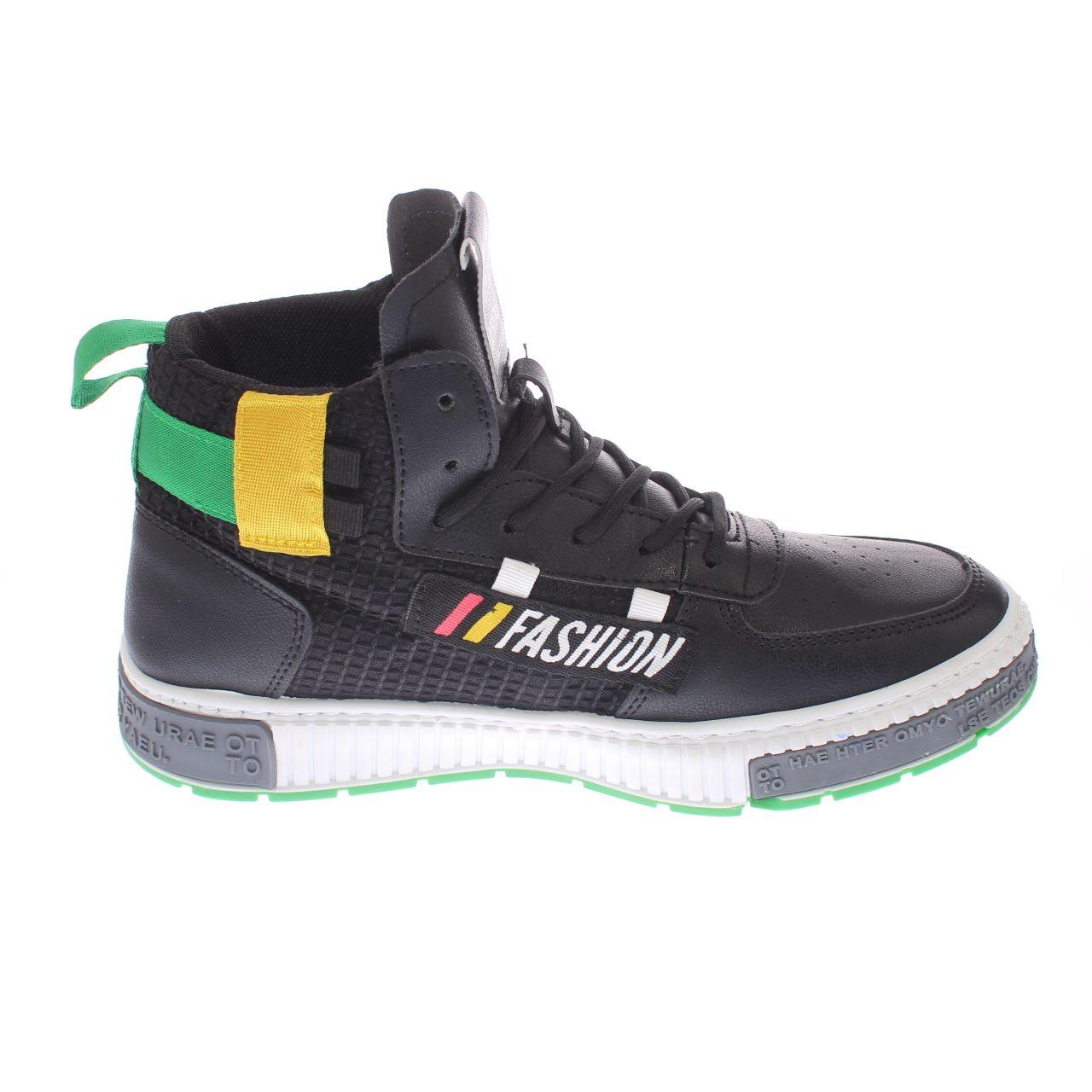 Zapatilla Negro Vía Franca Hombre-2