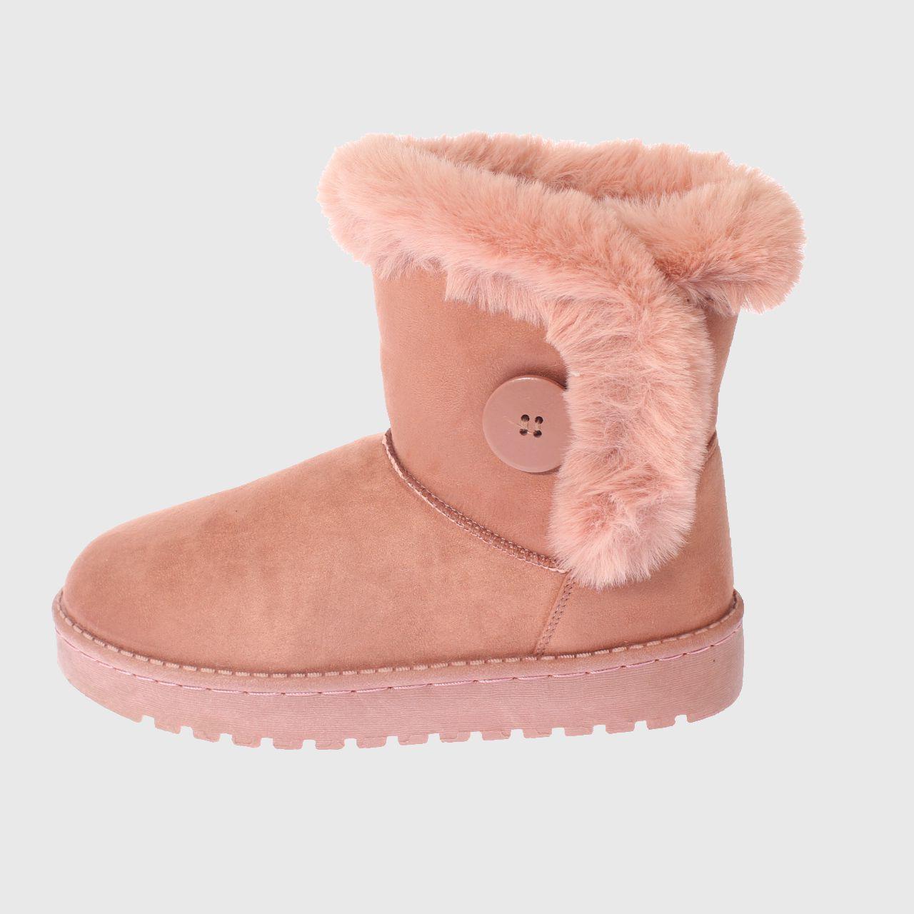 Bota invierno Rosado Vía franca Niña-1