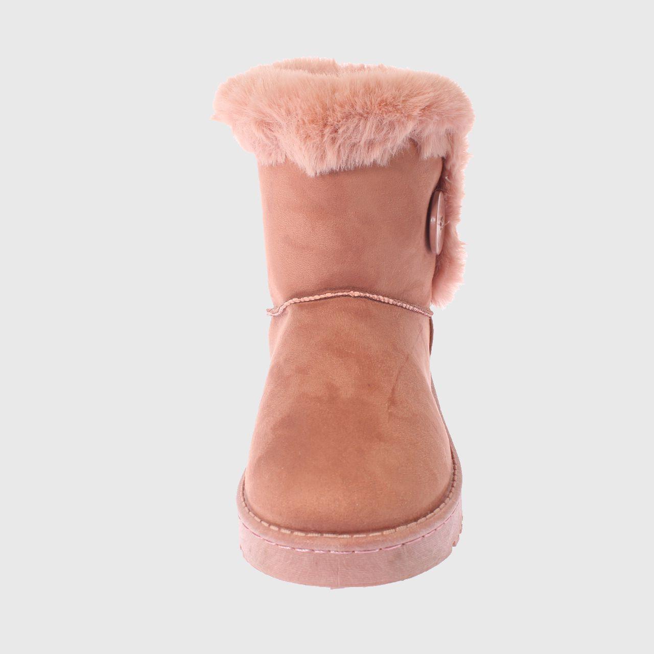 Bota invierno Rosado Vía franca Niña-2