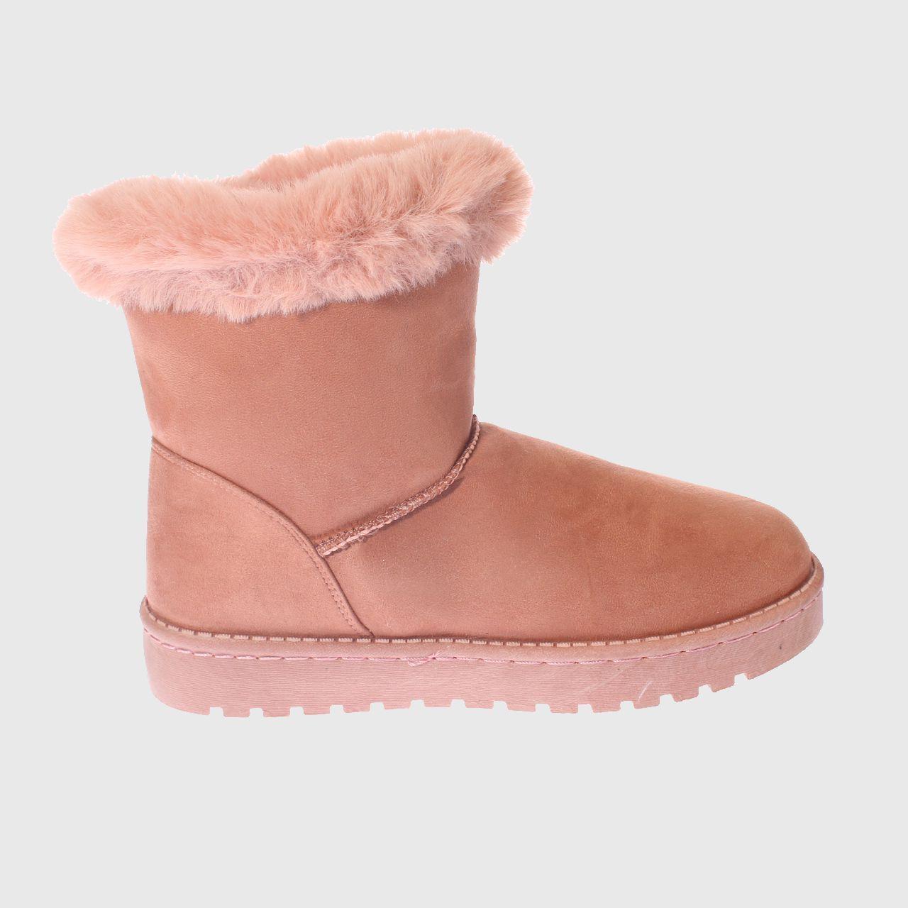 Bota invierno Rosado Vía franca Niña-3