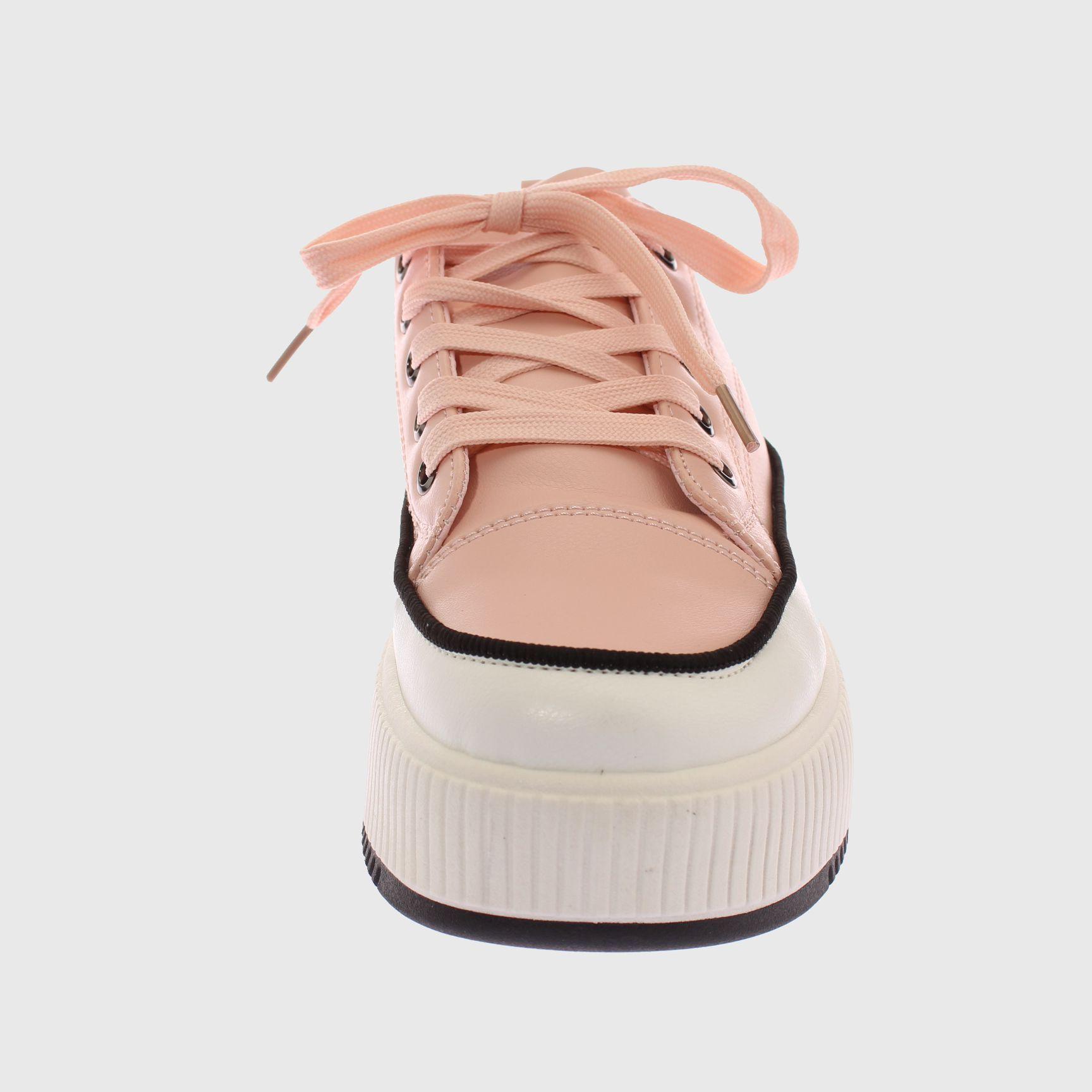Zapatilla Plataforma Rosado Vía Franca Mujer-2