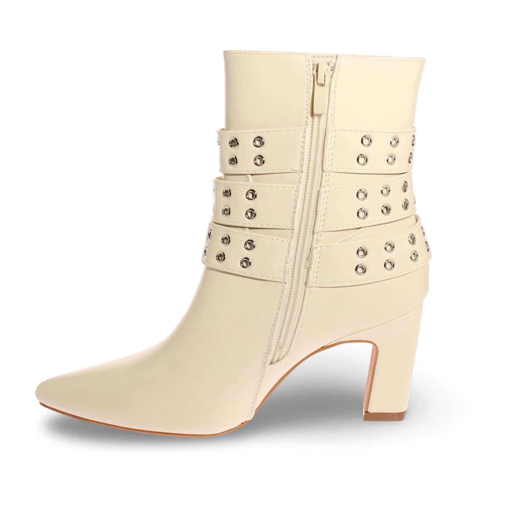 Bota Beige Vía Franca Mujer Art: 5PG535118BEIGE-3