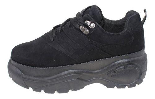 Zapatilla Negro Vía Franca Mujer-5