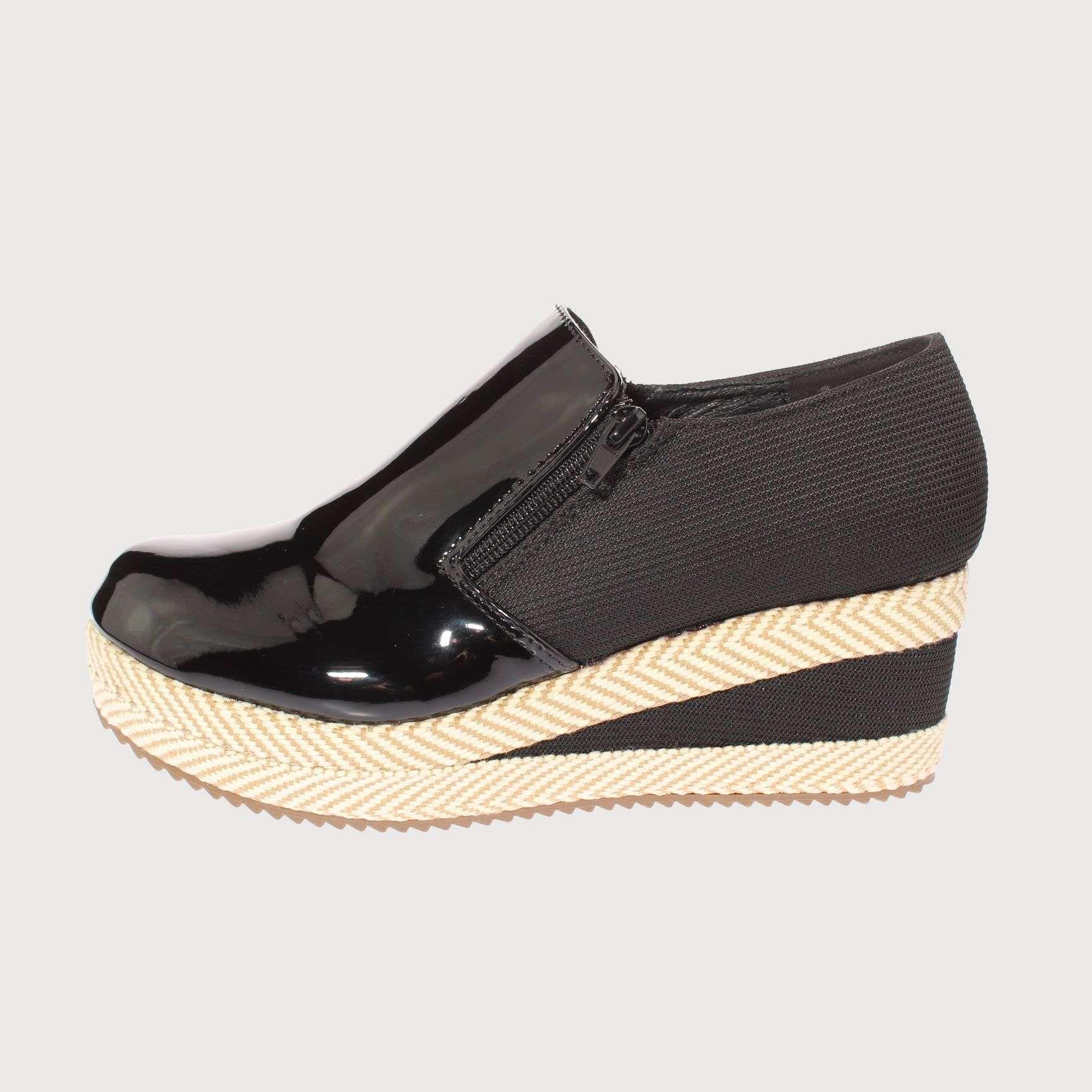 Zapato Negro Vía Franca Mujer Art: 5YH23BLACK-1
