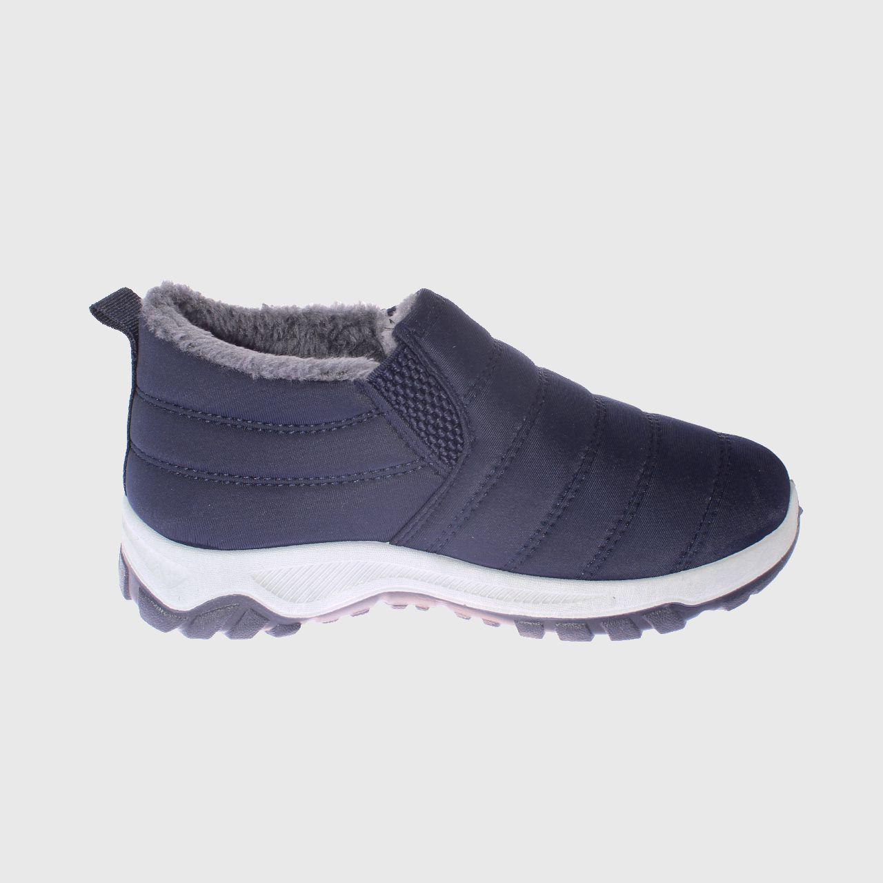 Zapatilla Piel Navy Vía Franca Mujer-3
