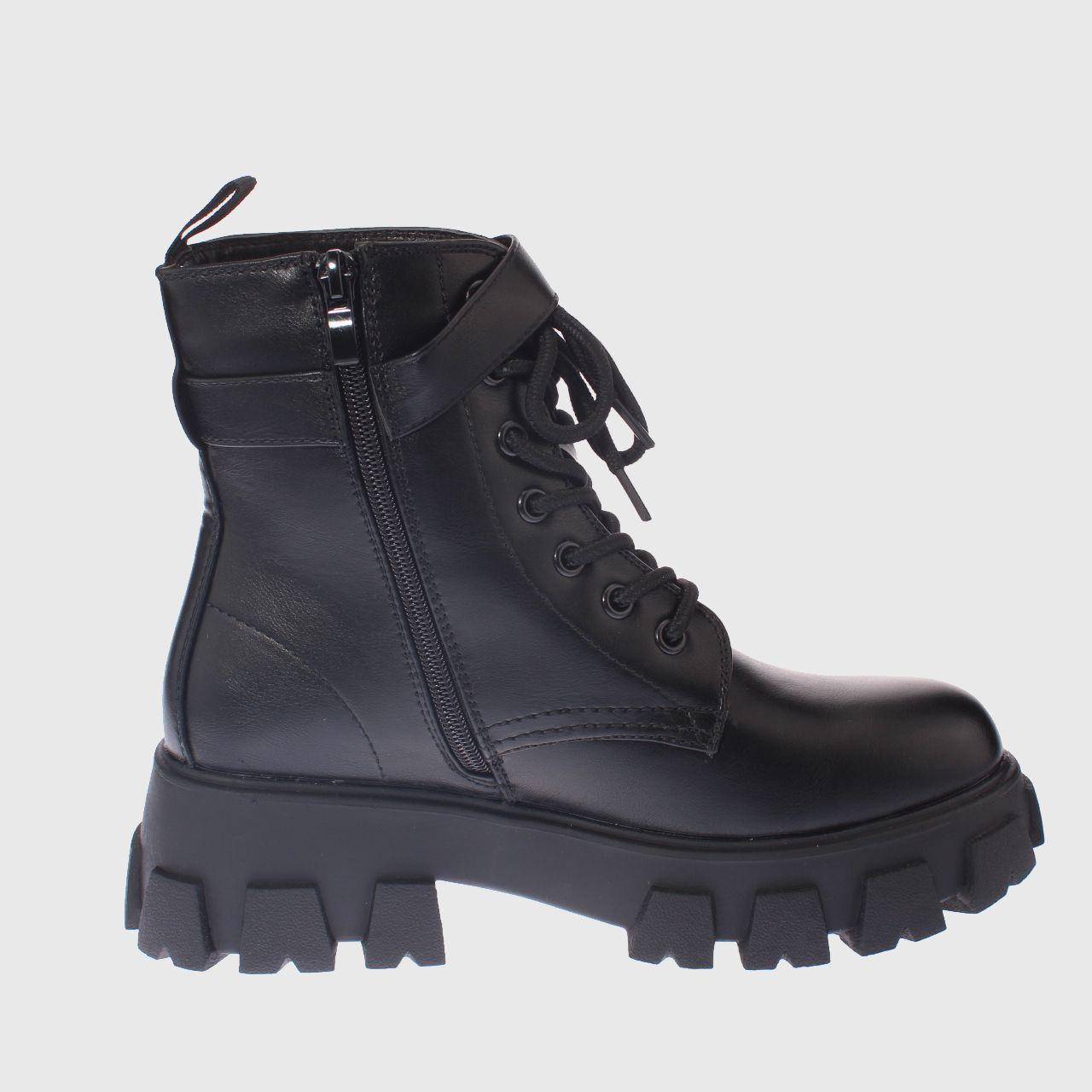Botin Army Negro Vía Franca Mujer-3