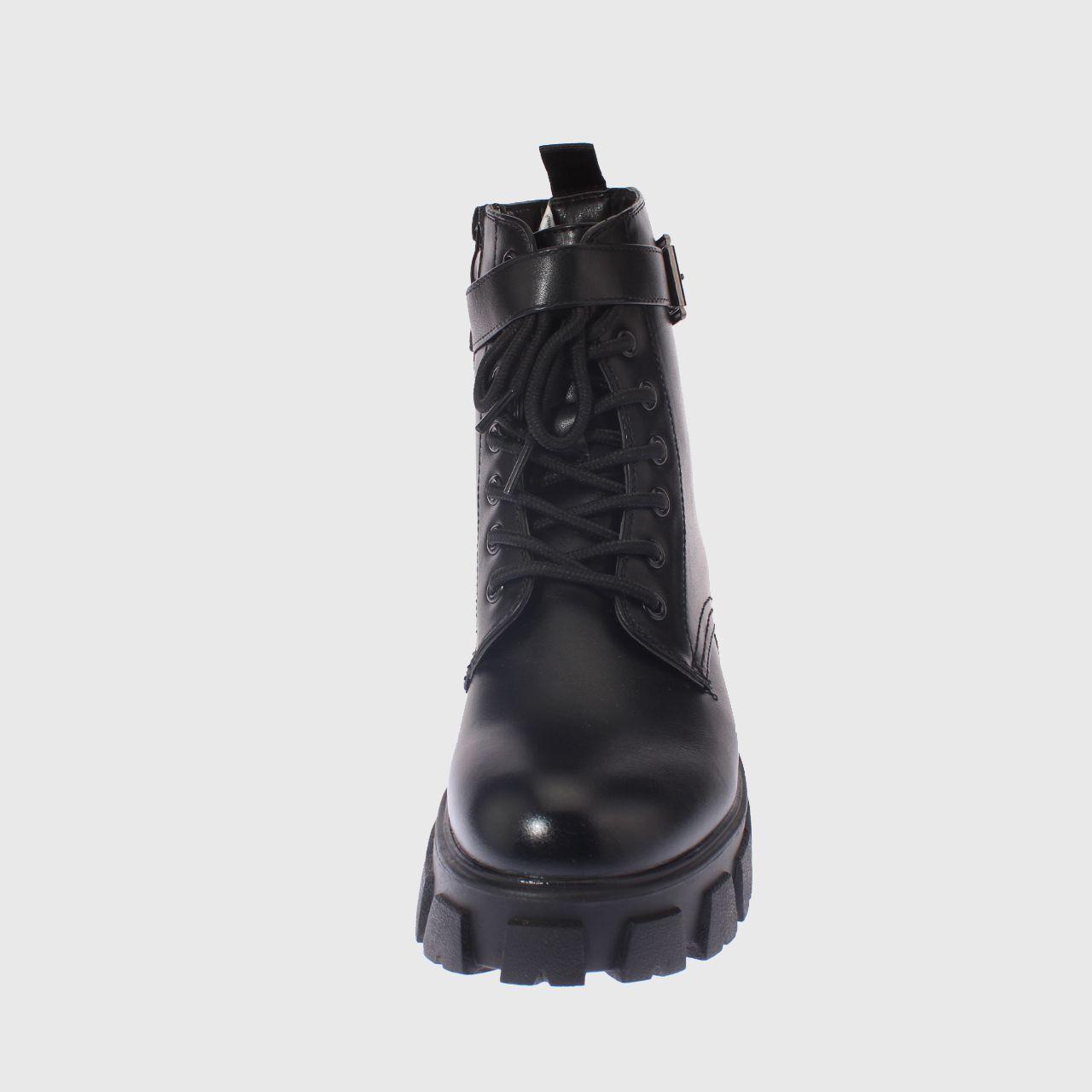 Botin Army Negro Vía Franca Mujer-2