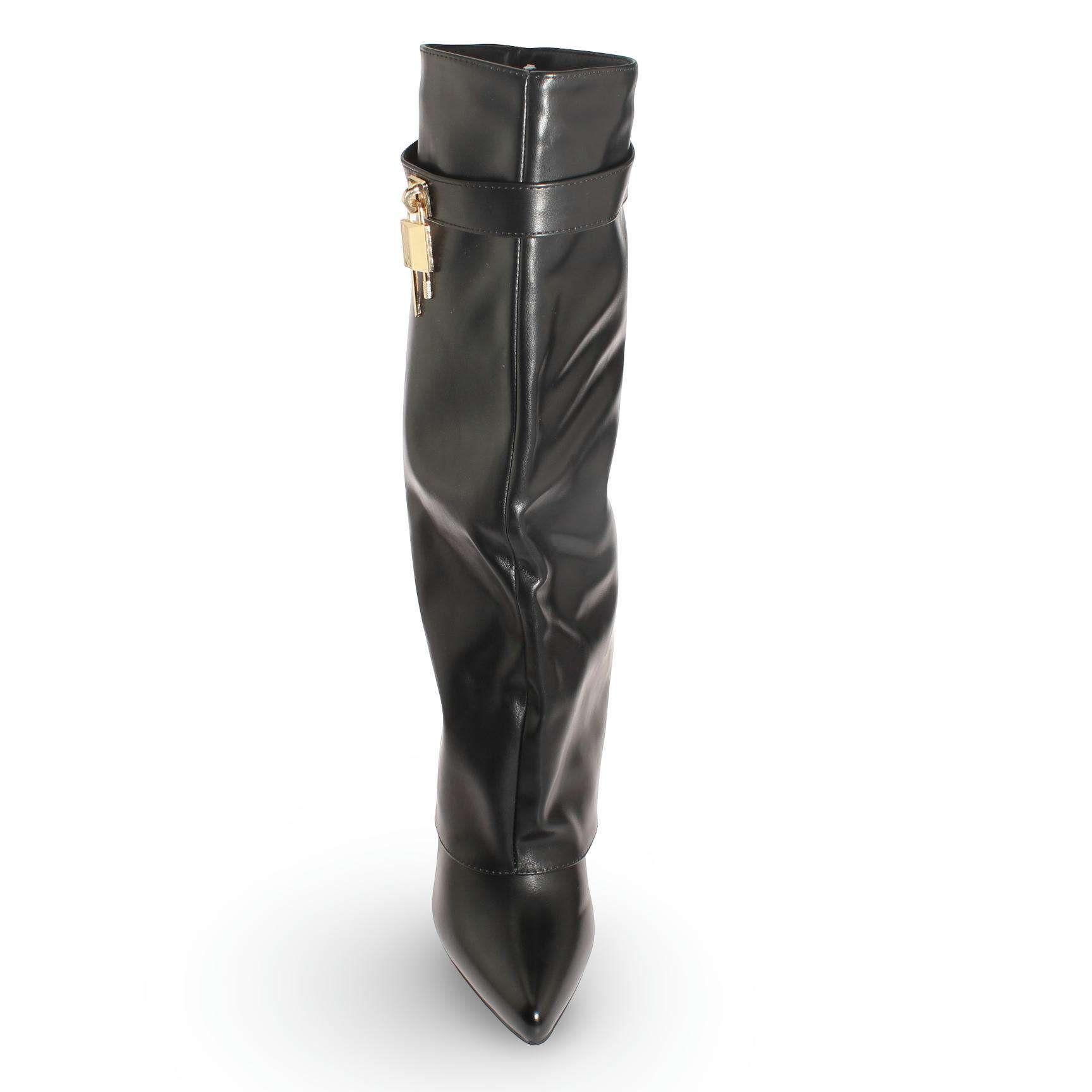 Bota Negro Vía Franca Mujer Art: 525HS01BLACK-2