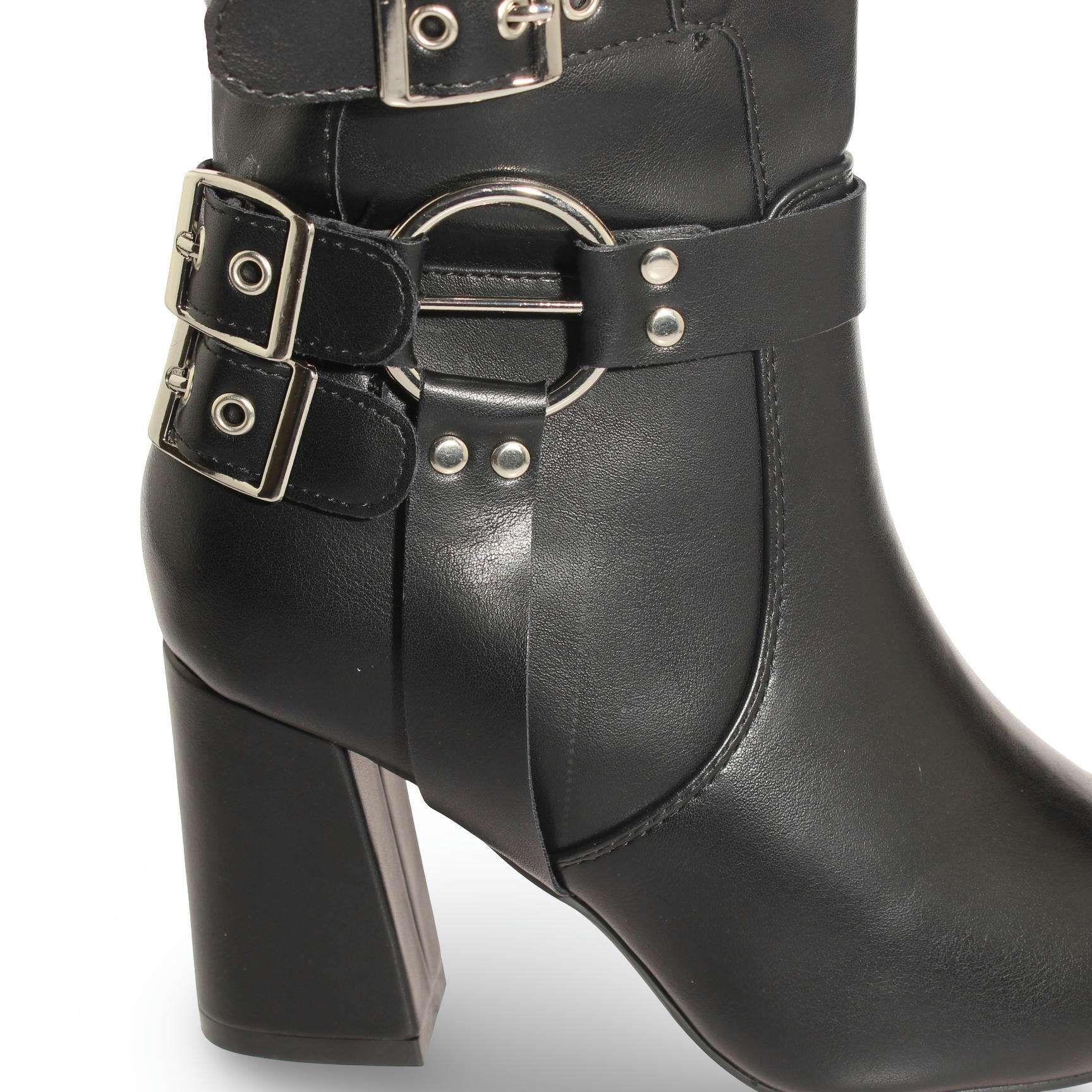 Bota Negro Vía Franca Mujer Art: 525HS01BLACK-4