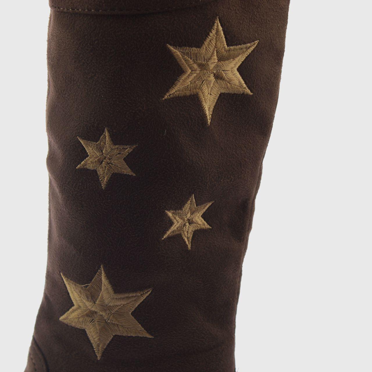Bota bordada Taupe Vía franca Niña-4