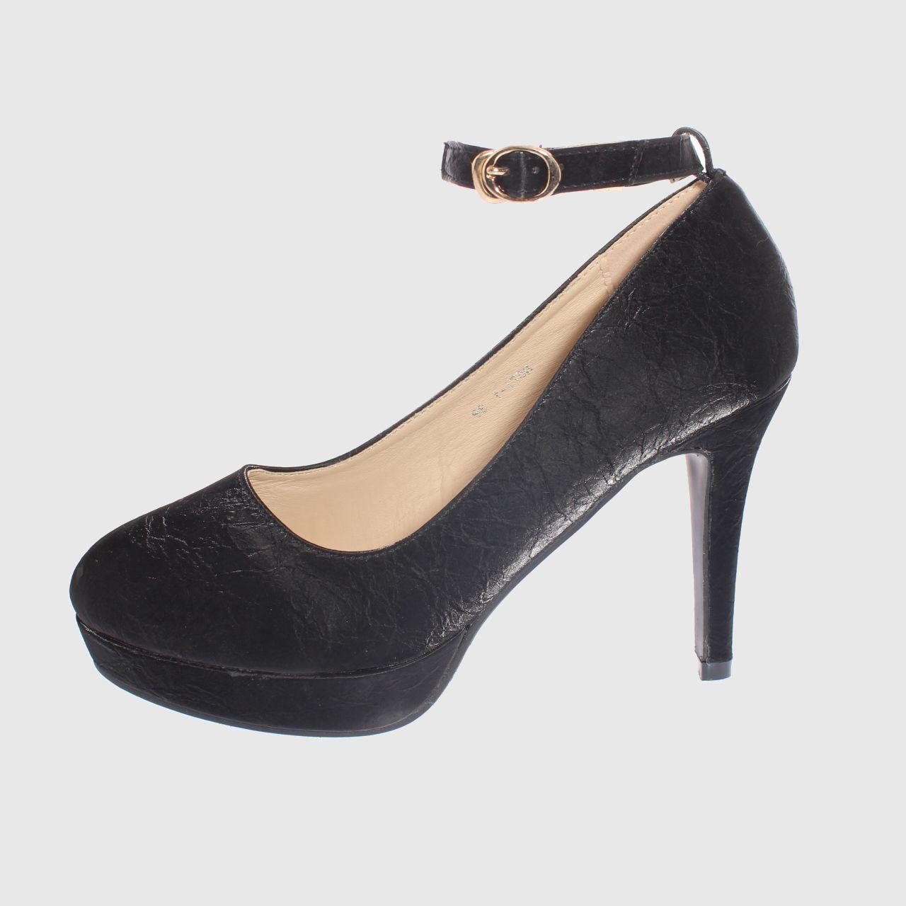 Zapato taco Negro Vía Franca Mujer-1