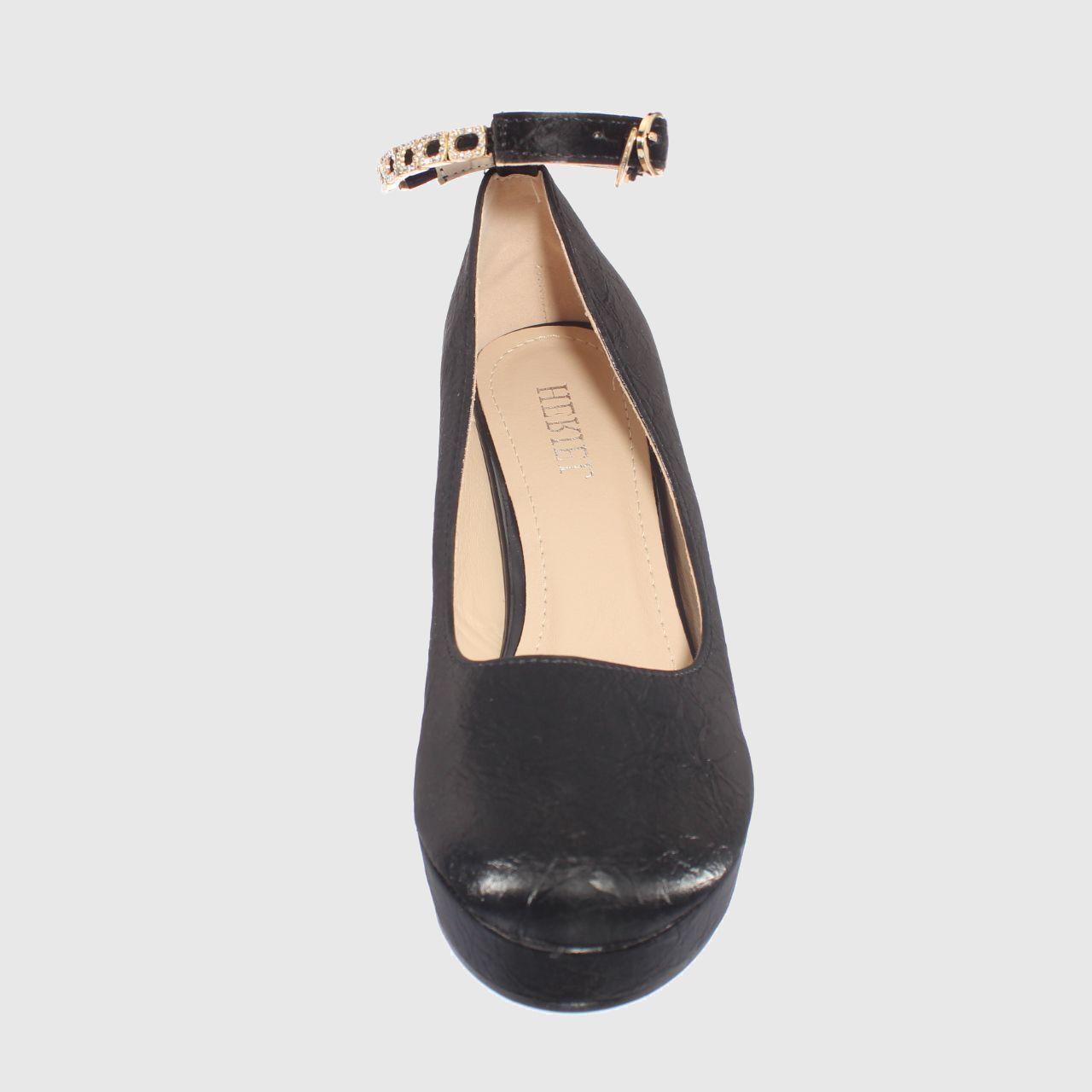 Zapato taco Negro Vía Franca Mujer-2