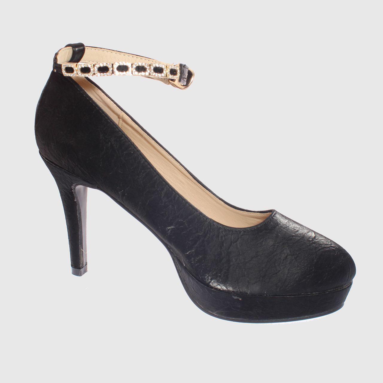 Zapato taco Negro Vía Franca Mujer-3