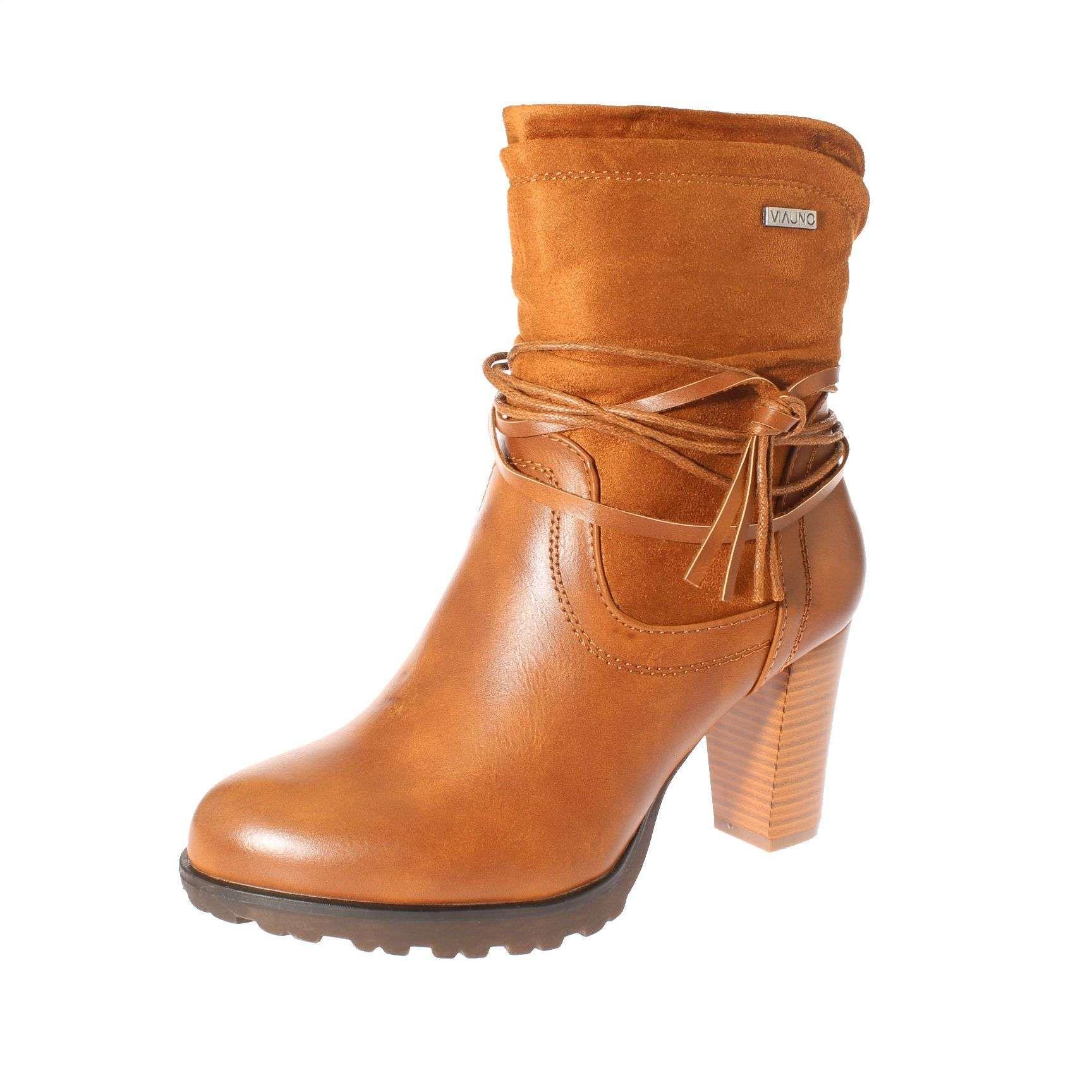 Bota Café Claro Vía Franca Mujer Art: 512018407CAMEL-0