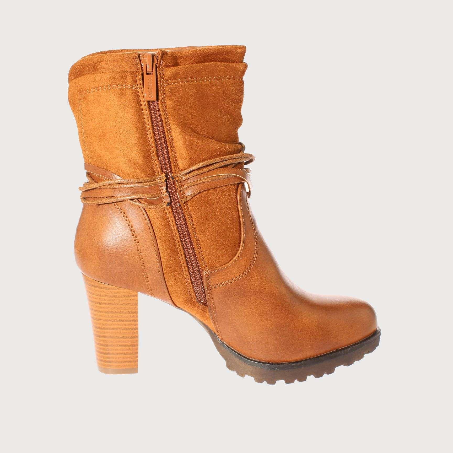 Bota Café Claro Vía Franca Mujer Art: 512018407CAMEL-3