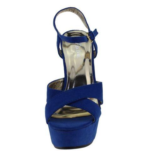 Zapato Casual Para Mujer Color Azul-2