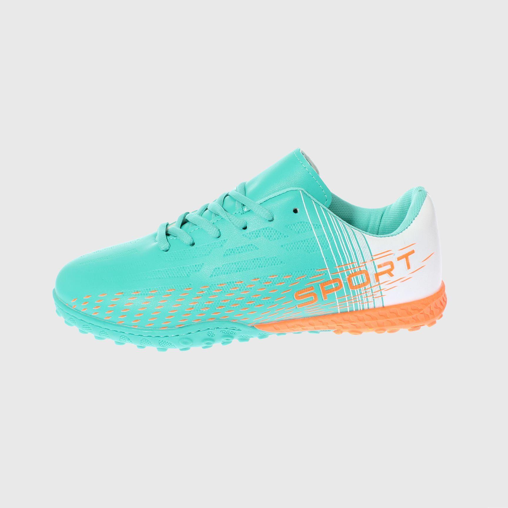 Zapatilla baby futbol Verde Agua Vía Franca Niño-1