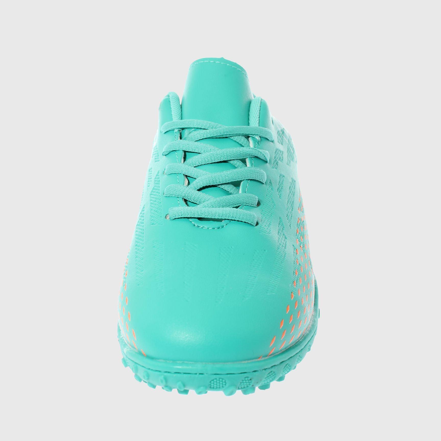 Zapatilla baby futbol Verde Agua Vía Franca Niño-2