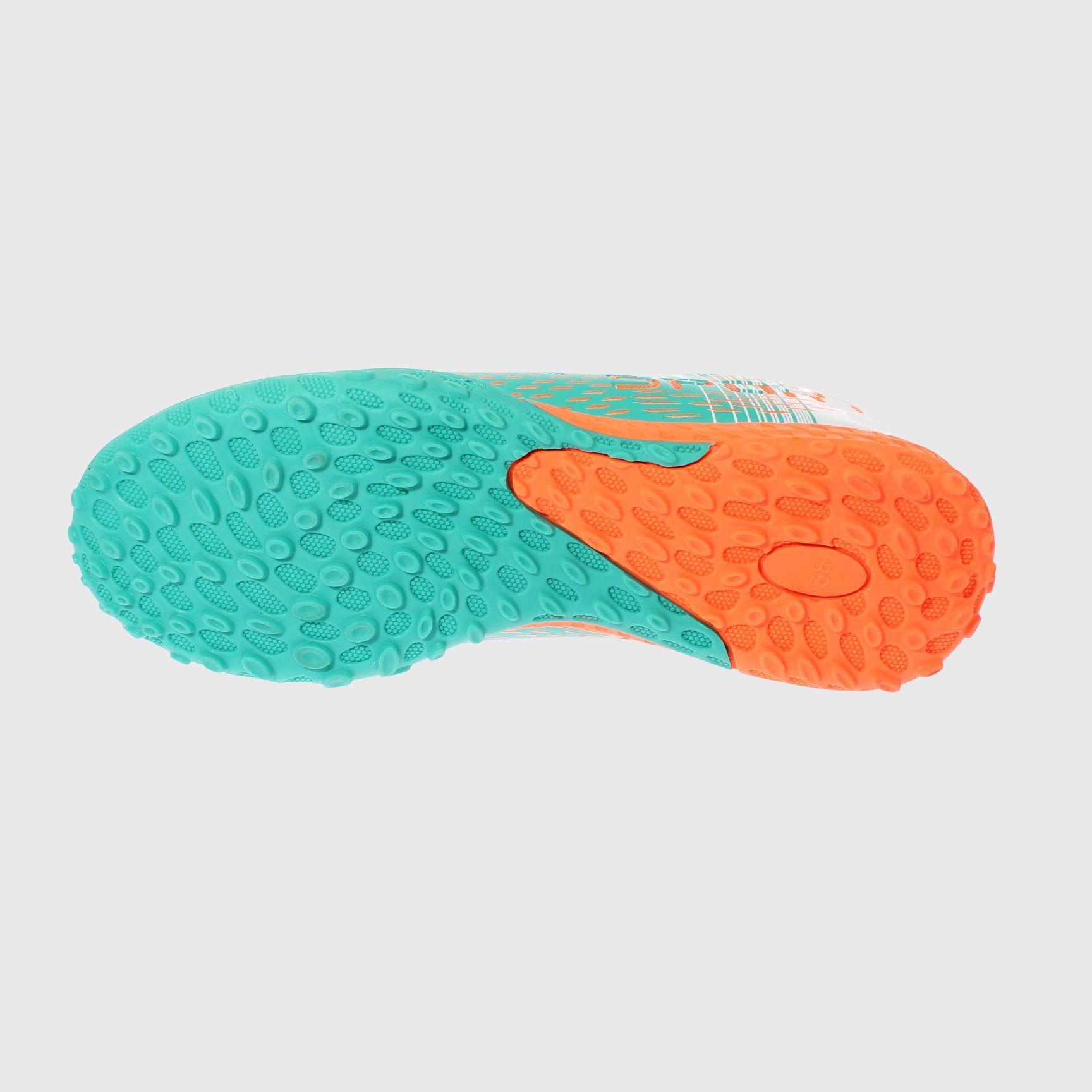 Zapatilla baby futbol Verde Agua Vía Franca Niño-3