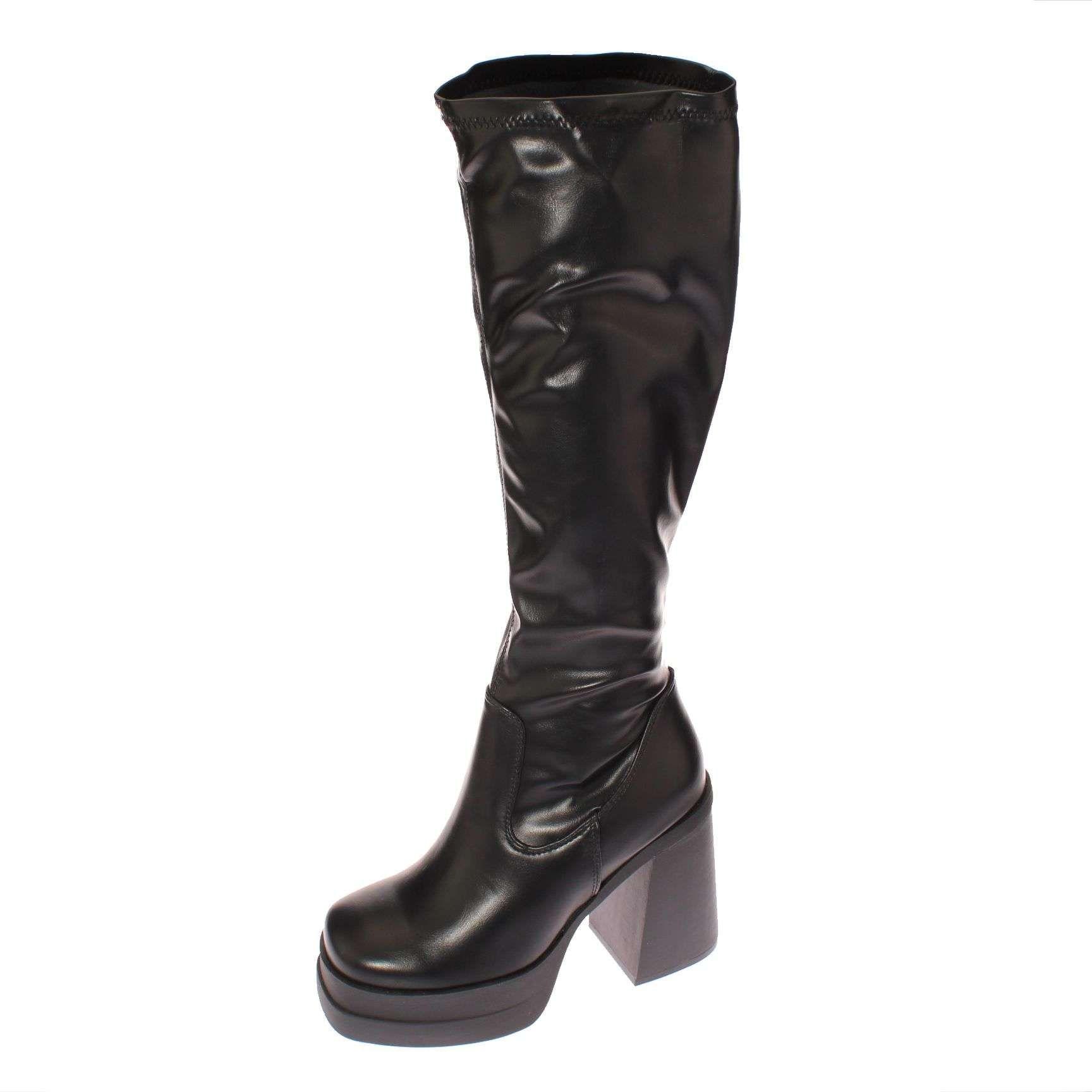 Bota Terraplen Negro Vía Franca Mujer Art: 5XZN610ABLACK-0
