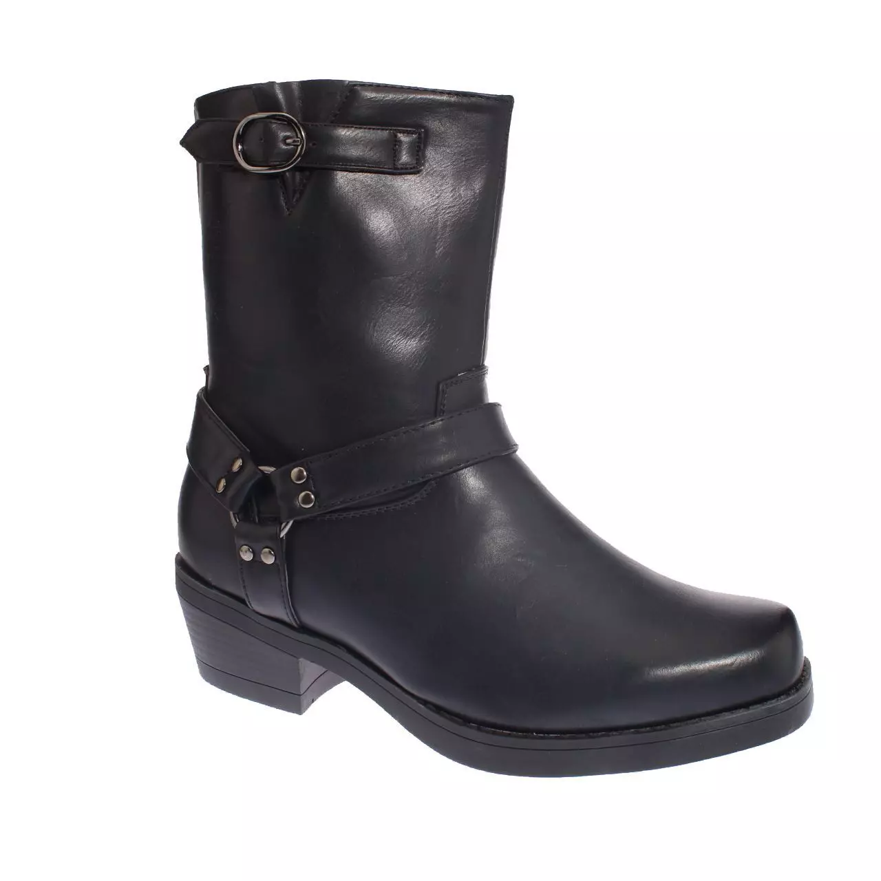 Bota Vaquera Negro Vía Franca Hombre-0