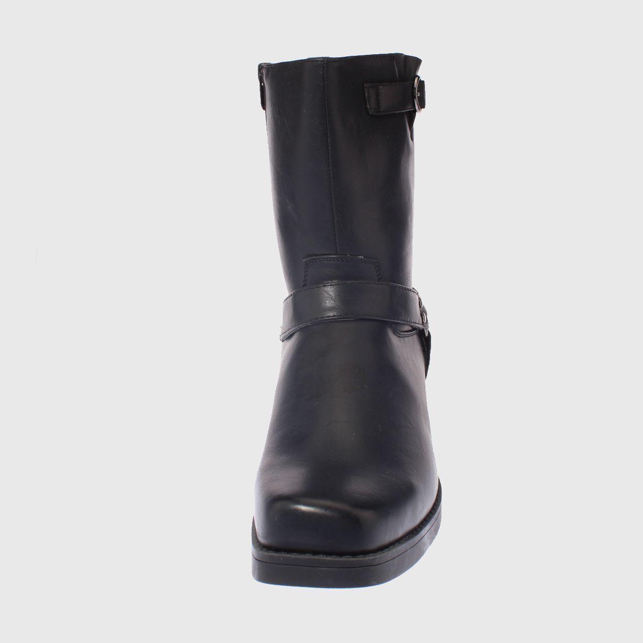 Bota Vaquera Negro Vía Franca Hombre-2