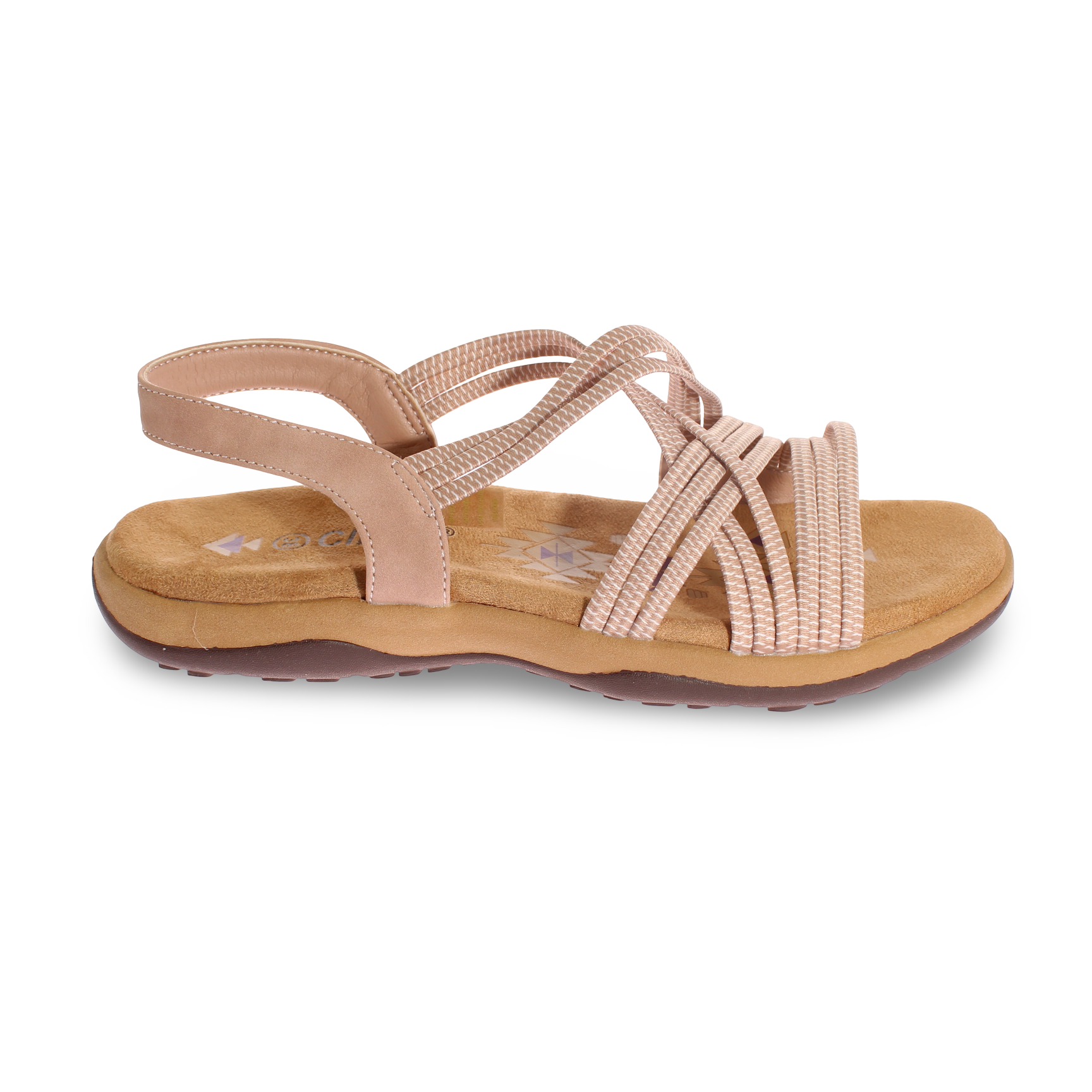 Sandalia confort Rosa Vía Franca Mujer Art: 5KD54PINK-1