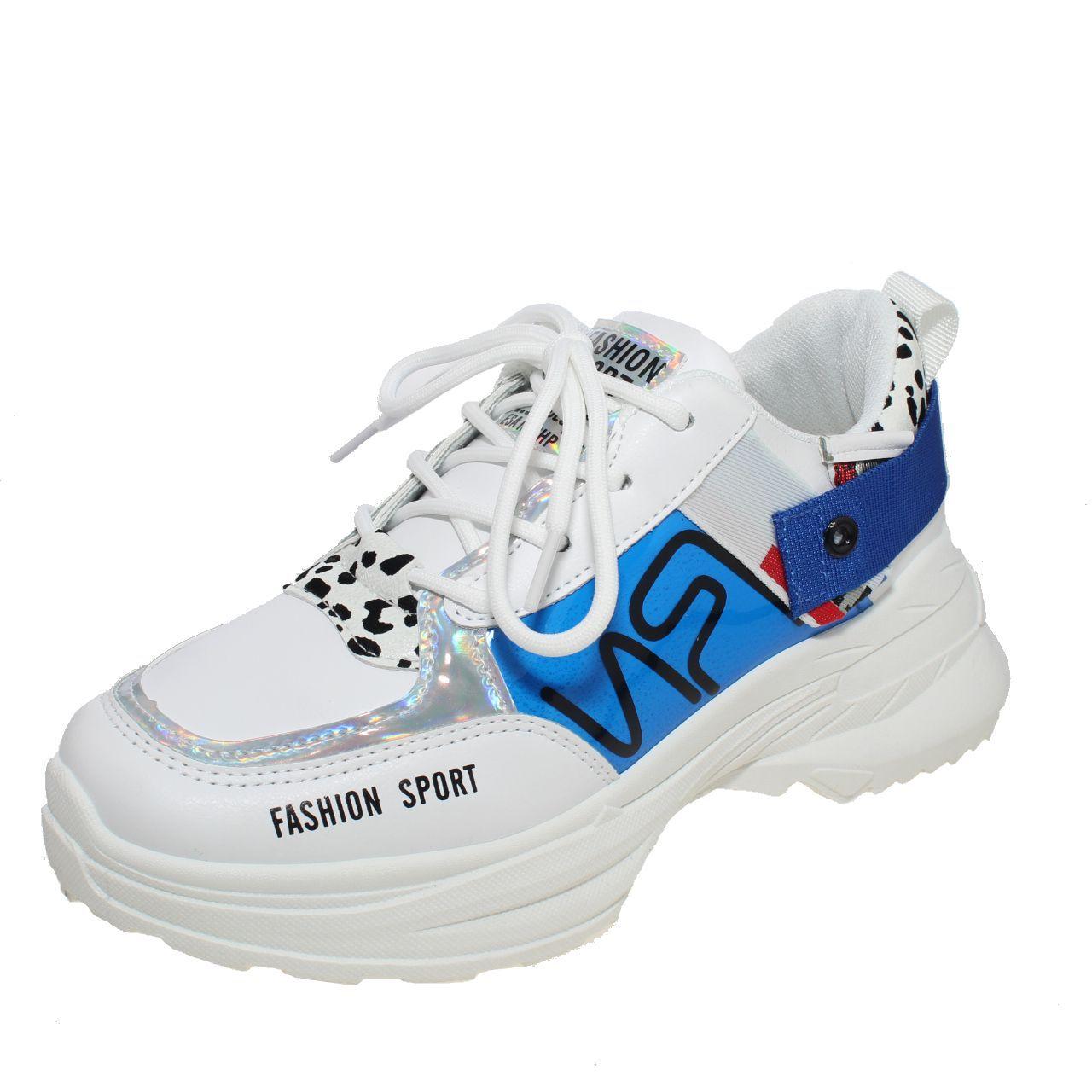 Zapatilla Azúl Vía Franca Mujer-0