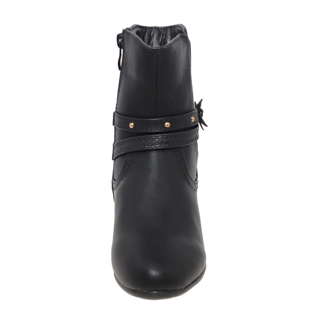 Bota Negro Vía Franca Niña-3