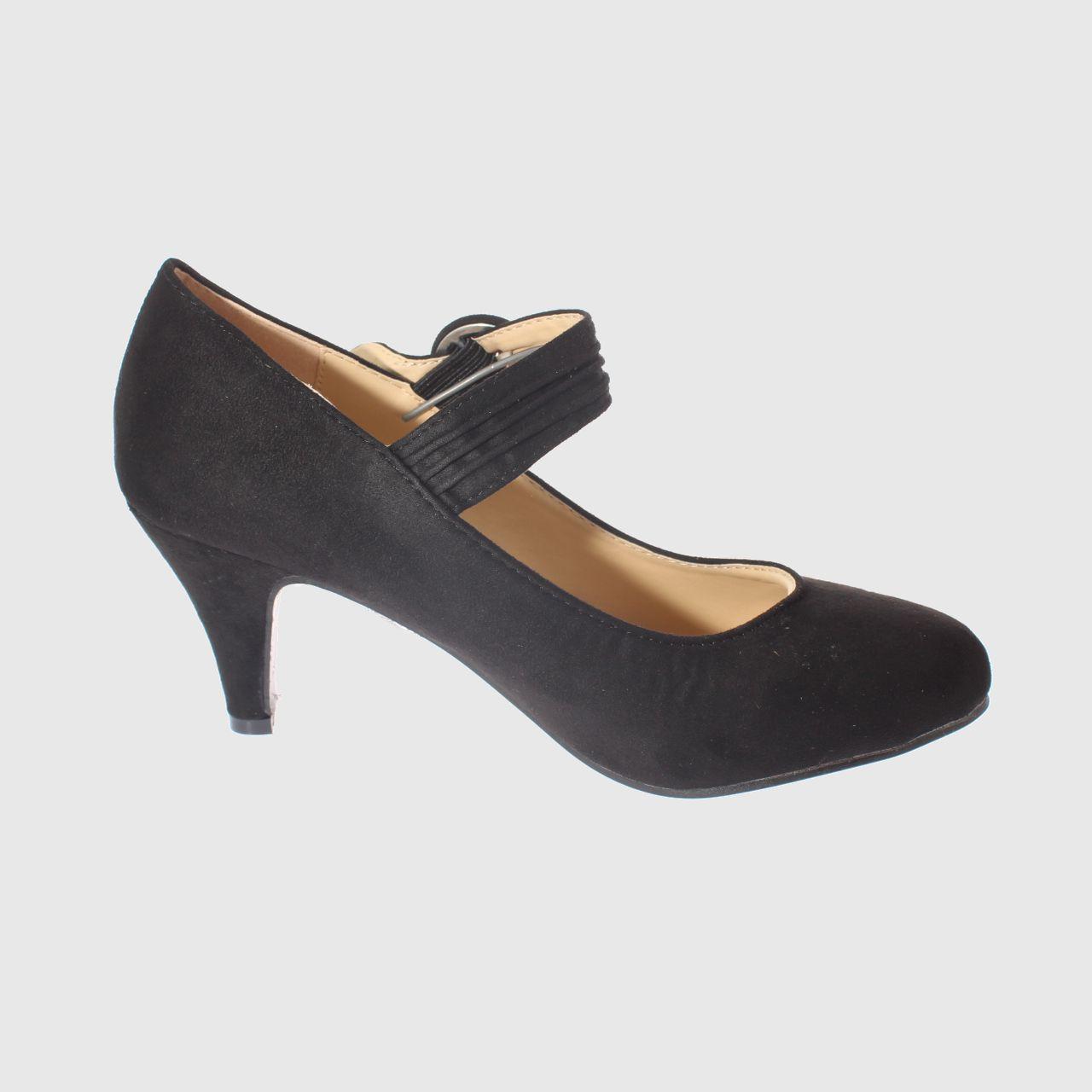 Zapato taco Negro Vía Franca Mujer-3