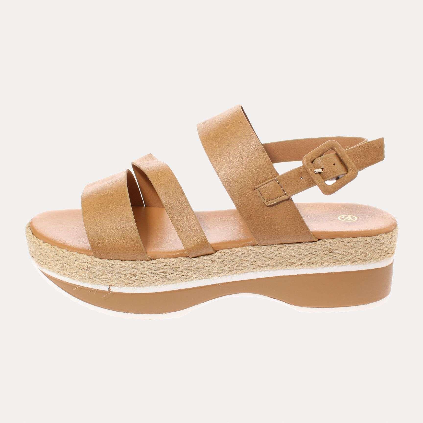 Sandalia Khaki Vía Franca Mujer Art: 52110B31105KAKI-1