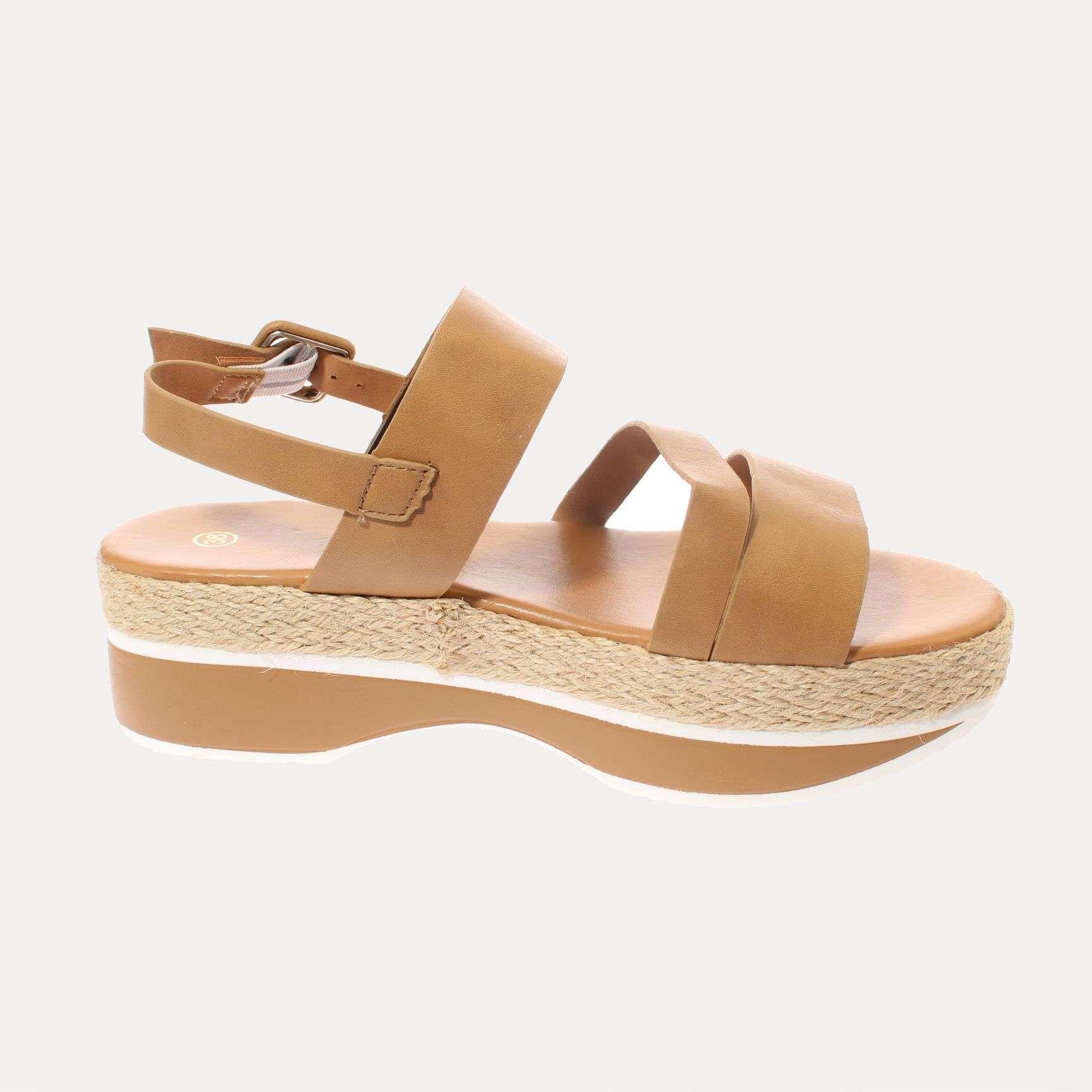 Sandalia Khaki Vía Franca Mujer Art: 52110B31105KAKI-3