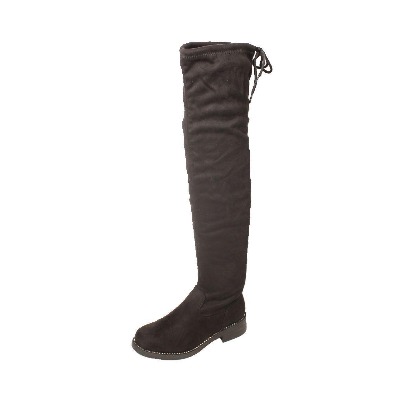 Bota Diamon Negro Vía Franca Mujer-0