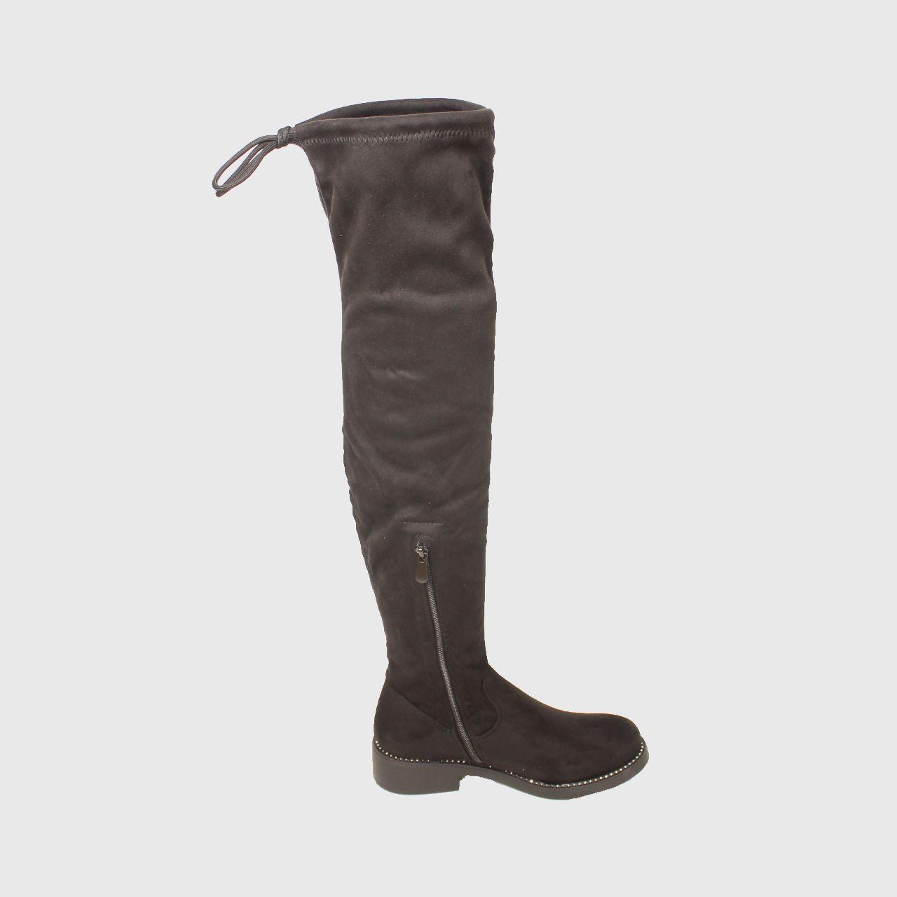 Bota Diamon Negro Vía Franca Mujer-3